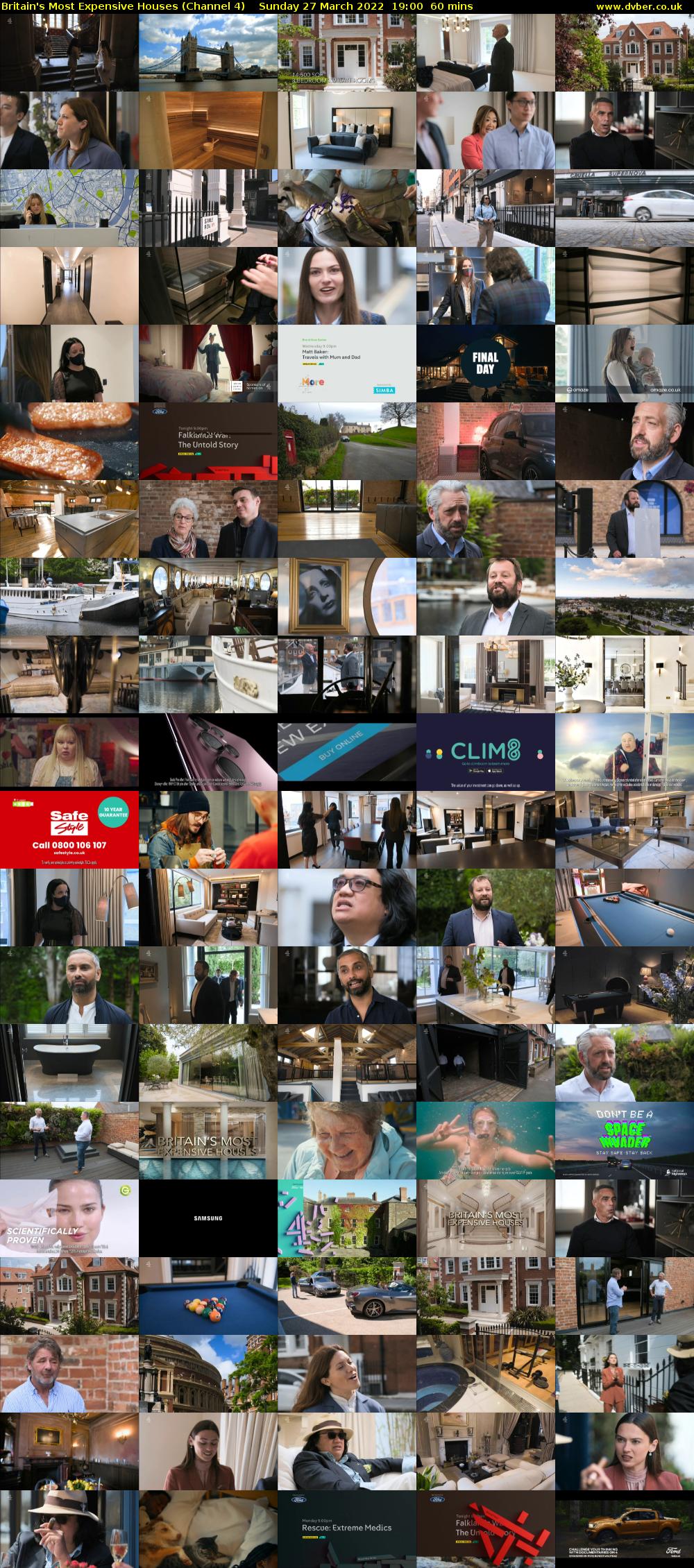 Britain's Most Expensive Houses (Channel 4) Sunday 27 March 2022 19:00 - 20:00