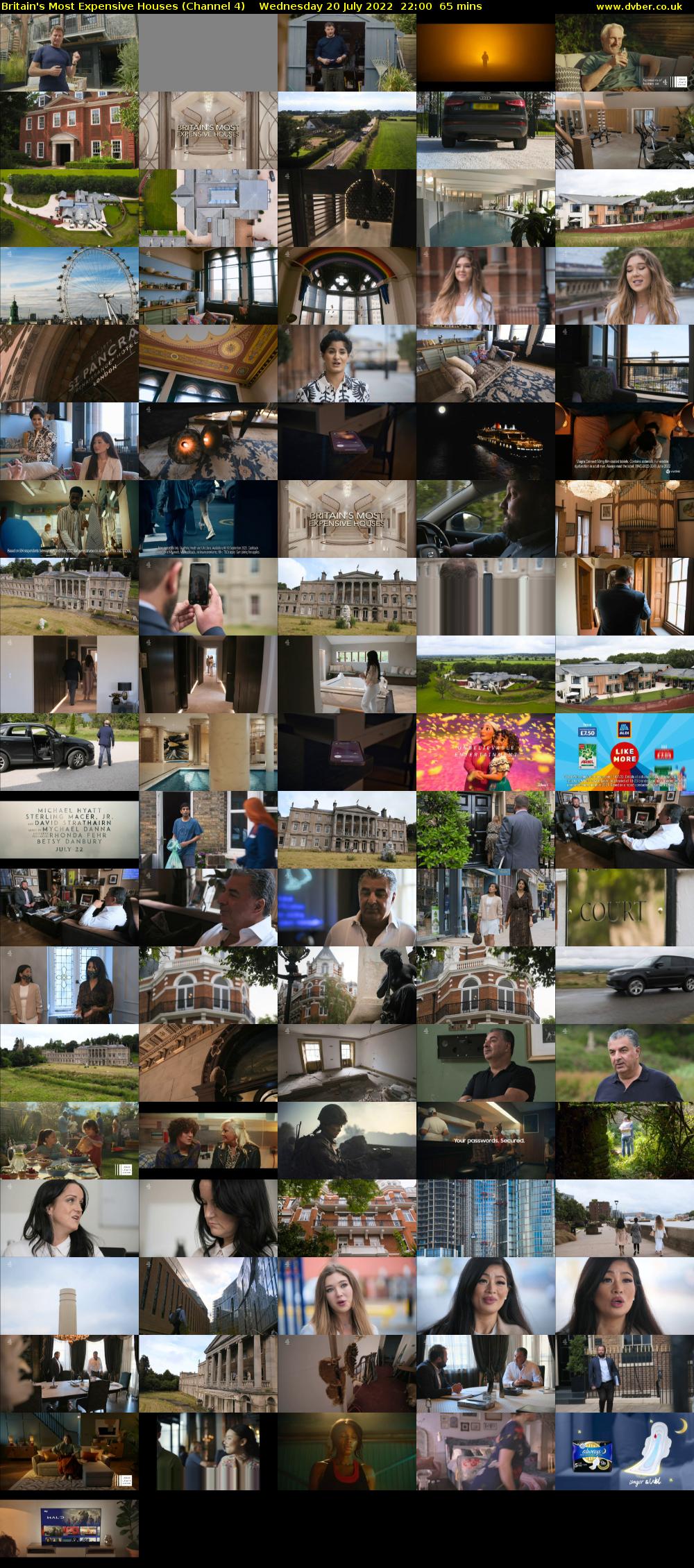 Britain's Most Expensive Houses (Channel 4) Wednesday 20 July 2022 22:00 - 23:05