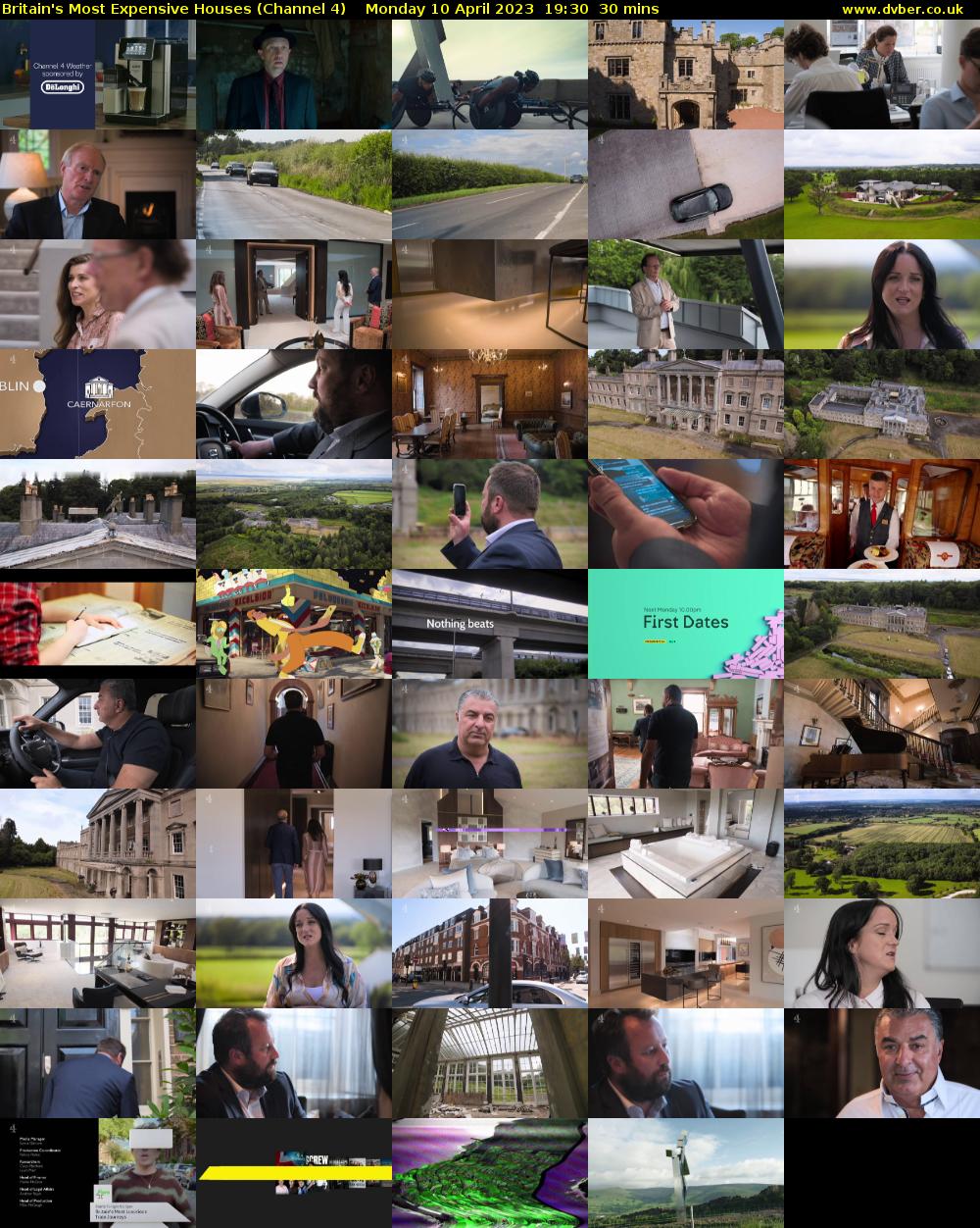 Britain's Most Expensive Houses (Channel 4) Monday 10 April 2023 19:30 - 20:00