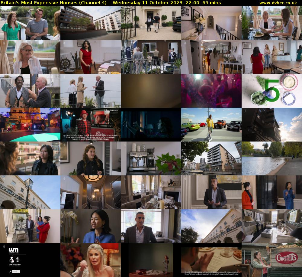 Britain's Most Expensive Houses (Channel 4) Wednesday 11 October 2023 22:00 - 23:05