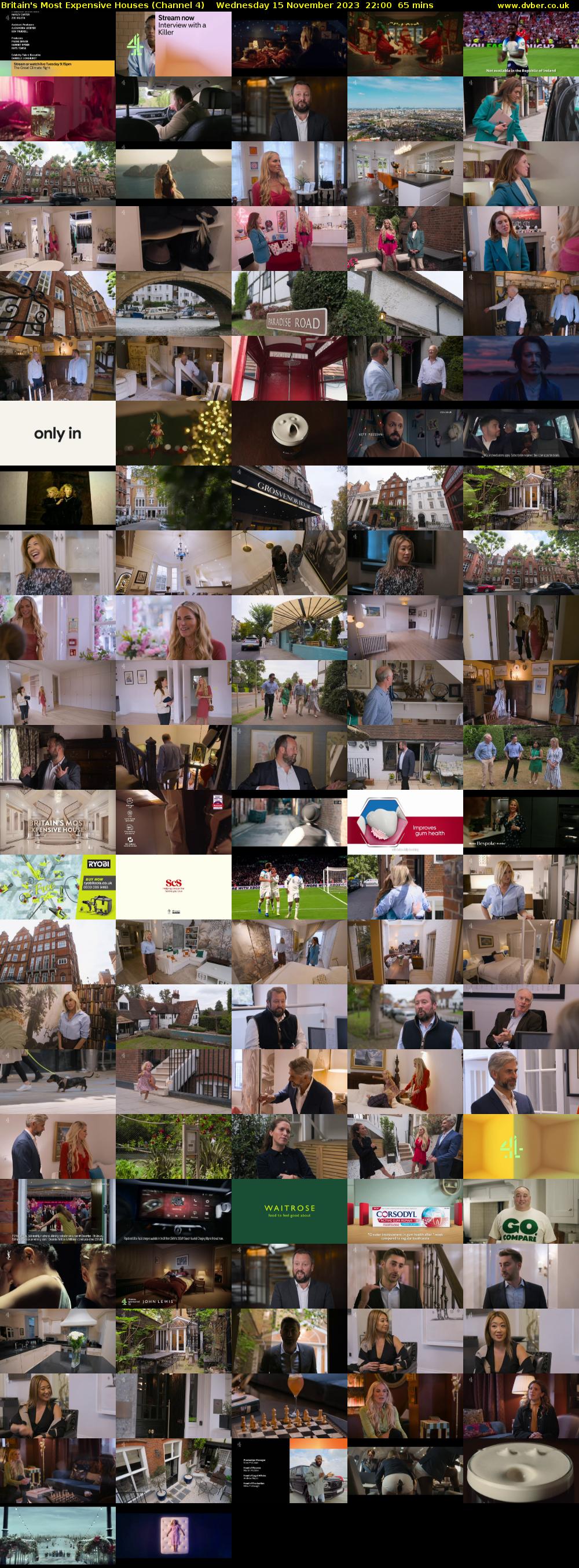 Britain's Most Expensive Houses (Channel 4) Wednesday 15 November 2023 22:00 - 23:05