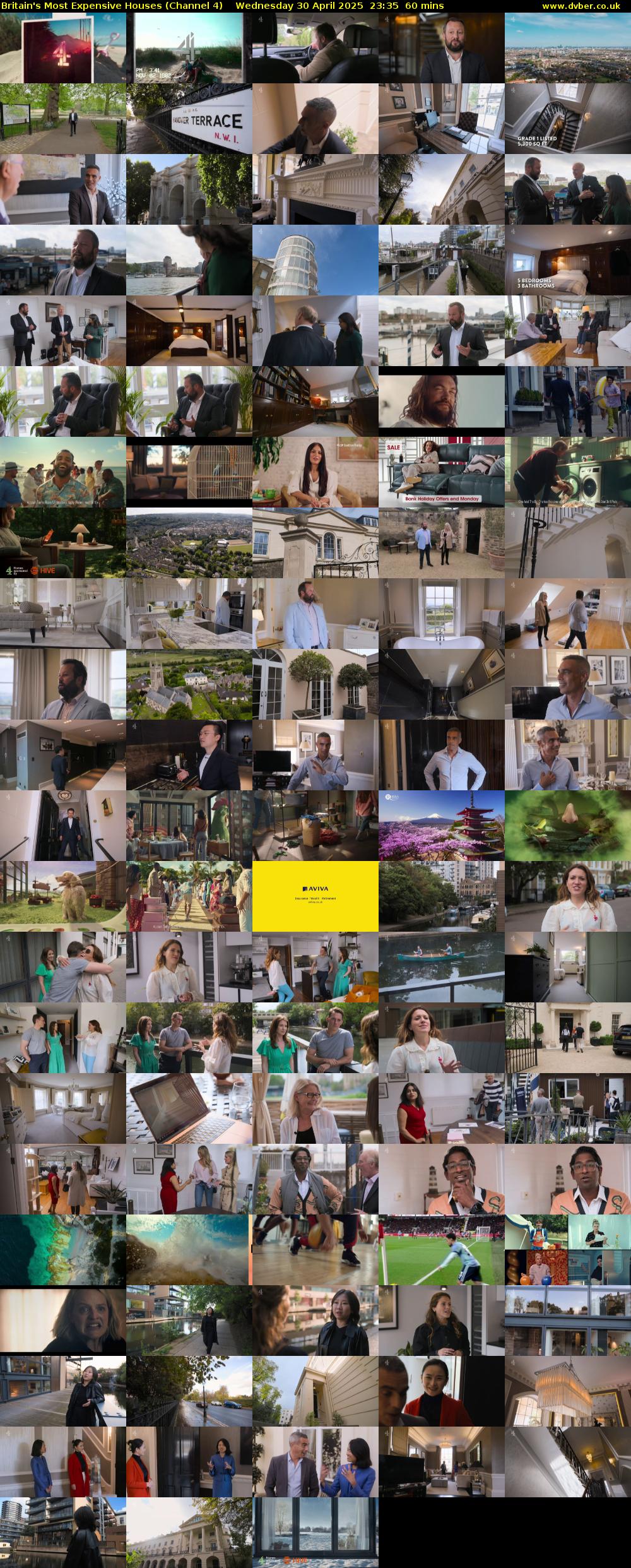 Britain's Most Expensive Houses (Channel 4) Wednesday 30 April 2025 23:35 - 00:35