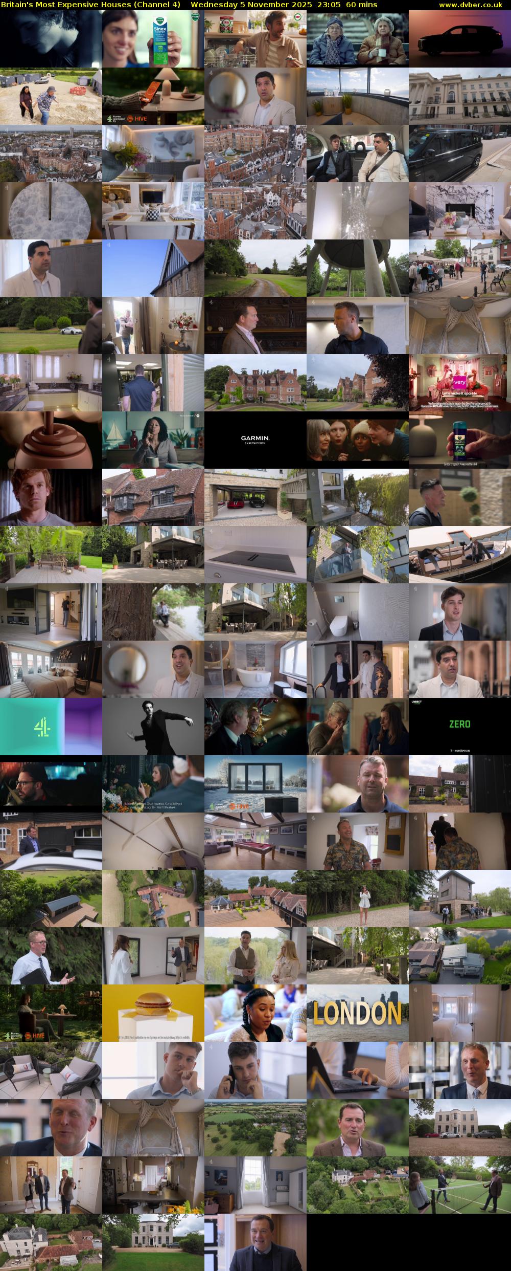 Britain's Most Expensive Houses (Channel 4) Wednesday 5 November 2025 23:05 - 00:05