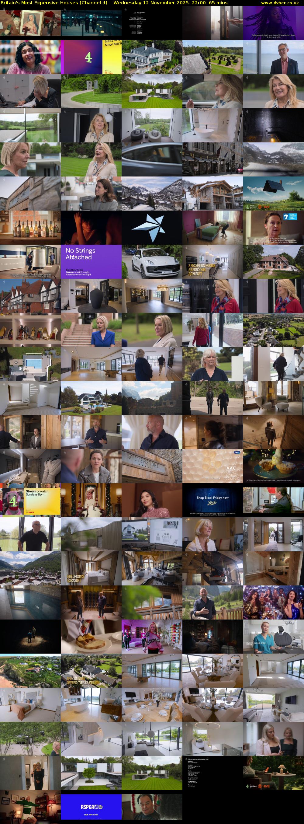 Britain's Most Expensive Houses (Channel 4) Wednesday 12 November 2025 22:00 - 23:05