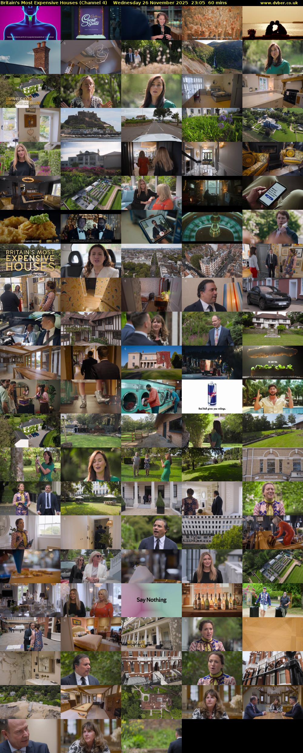 Britain's Most Expensive Houses (Channel 4) Wednesday 26 November 2025 23:05 - 00:05