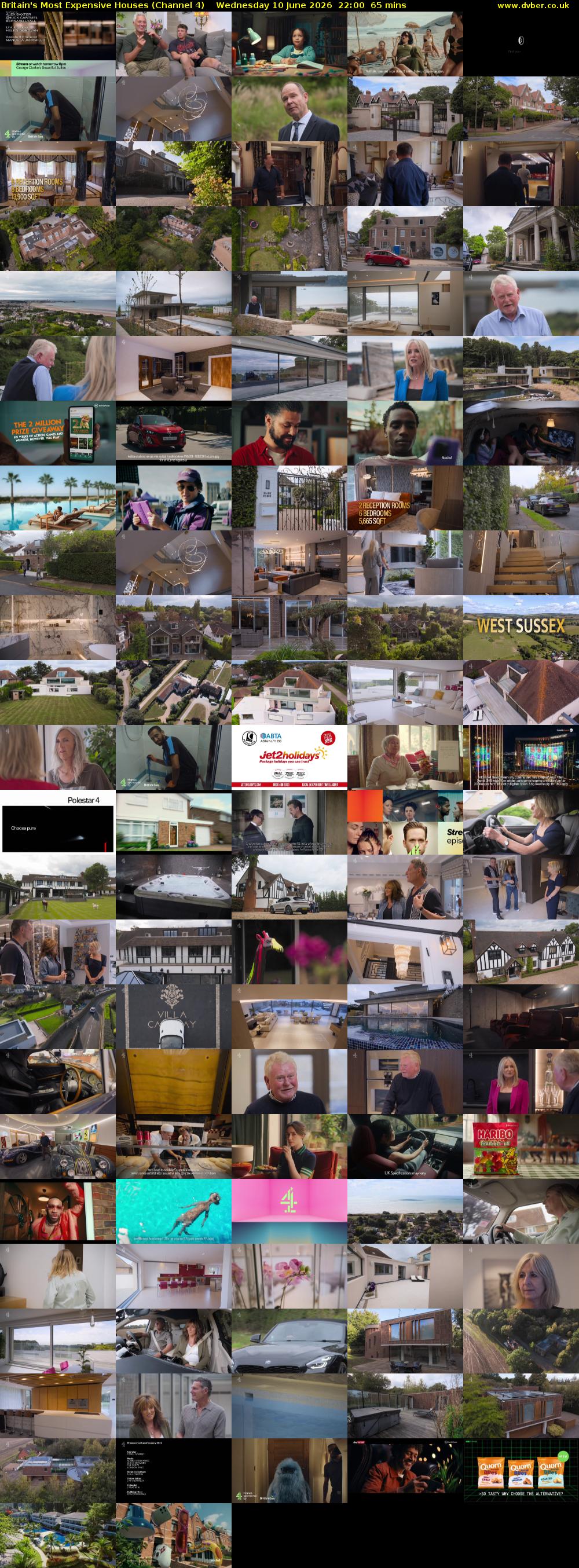 Britain's Most Expensive Houses (Channel 4) Wednesday 10 June 2026 22:00 - 23:05