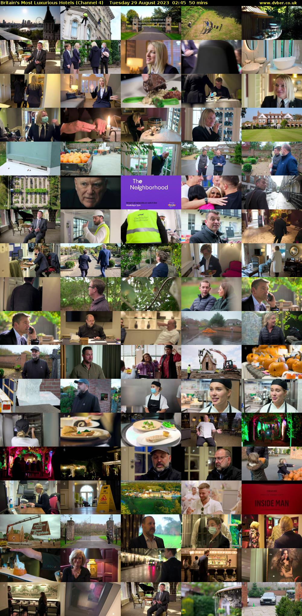 Britain's Most Luxurious Hotels (Channel 4) Tuesday 29 August 2023 02:45 - 03:35