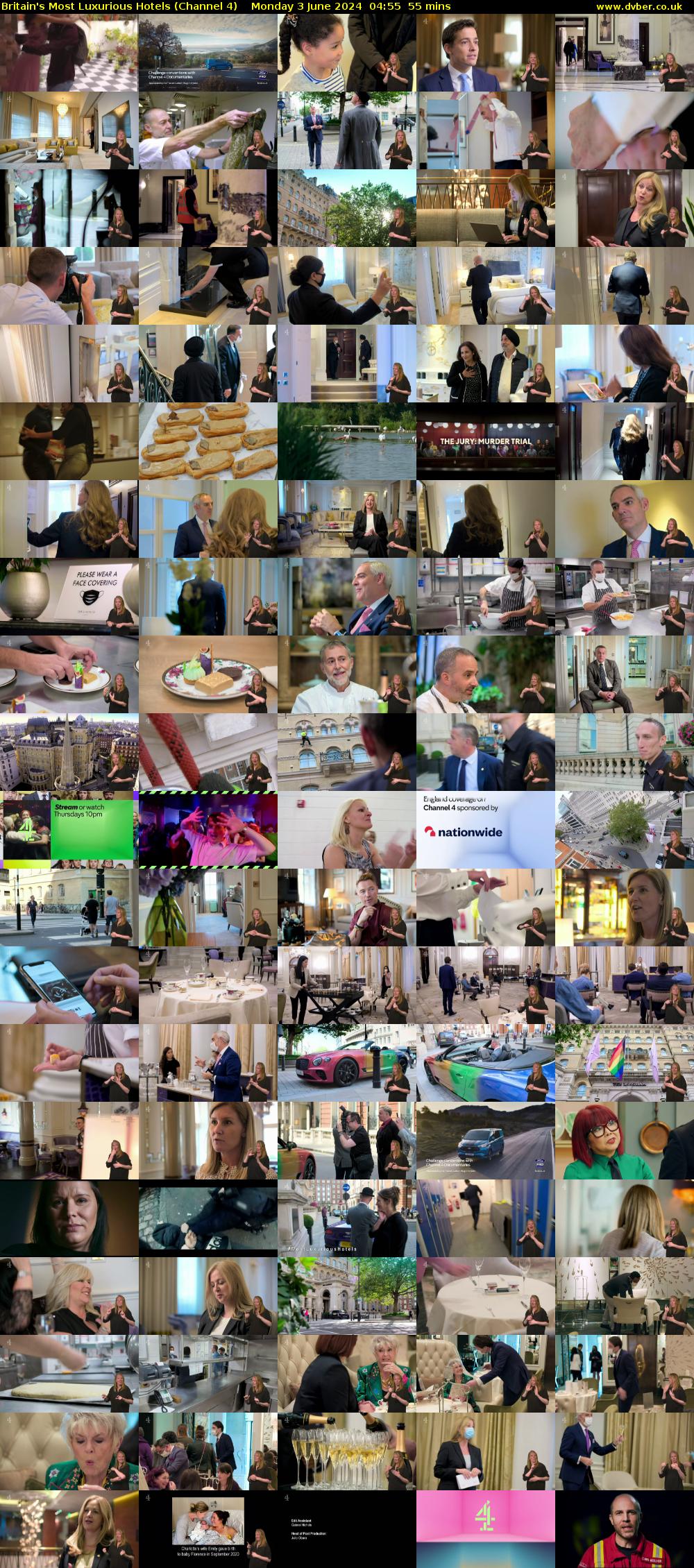 Britain's Most Luxurious Hotels (Channel 4) Monday 3 June 2024 04:55 - 05:50