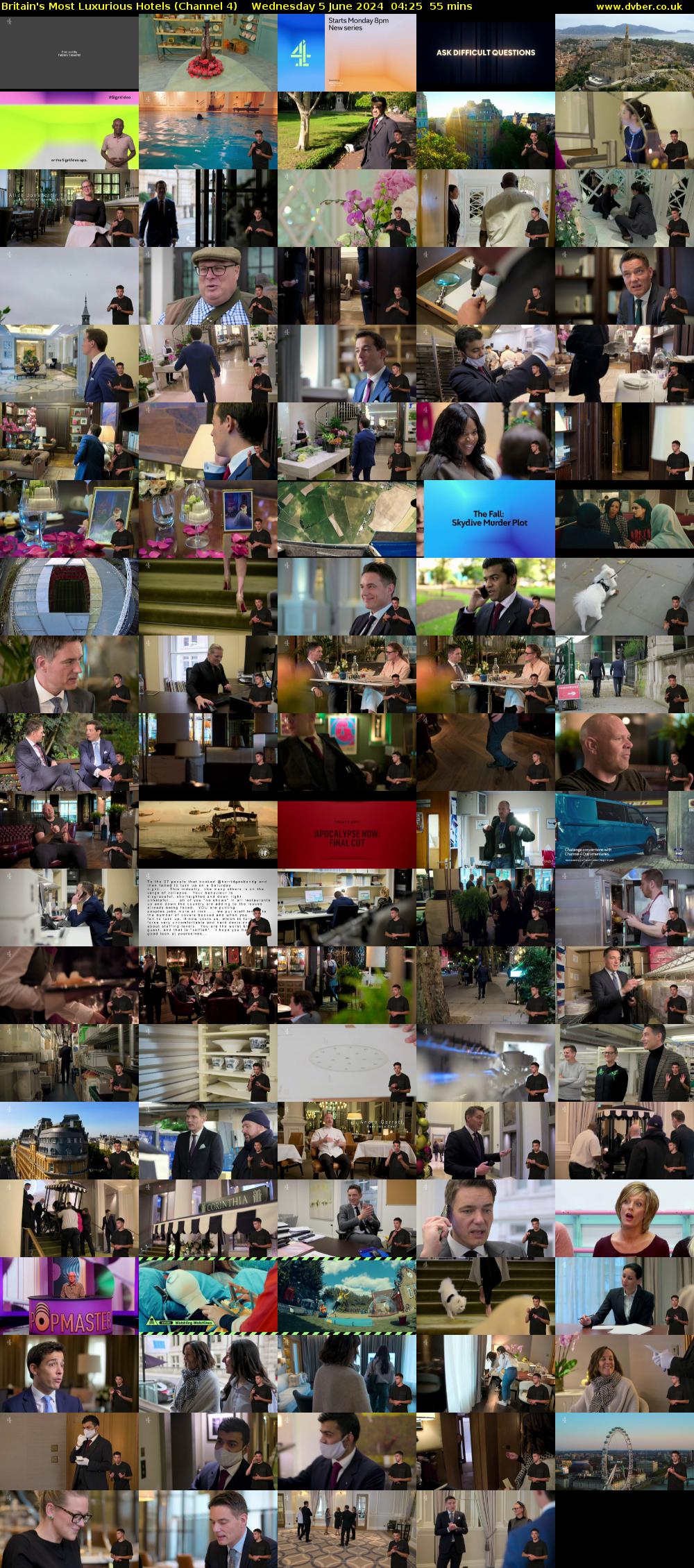 Britain's Most Luxurious Hotels (Channel 4) Wednesday 5 June 2024 04:25 - 05:20