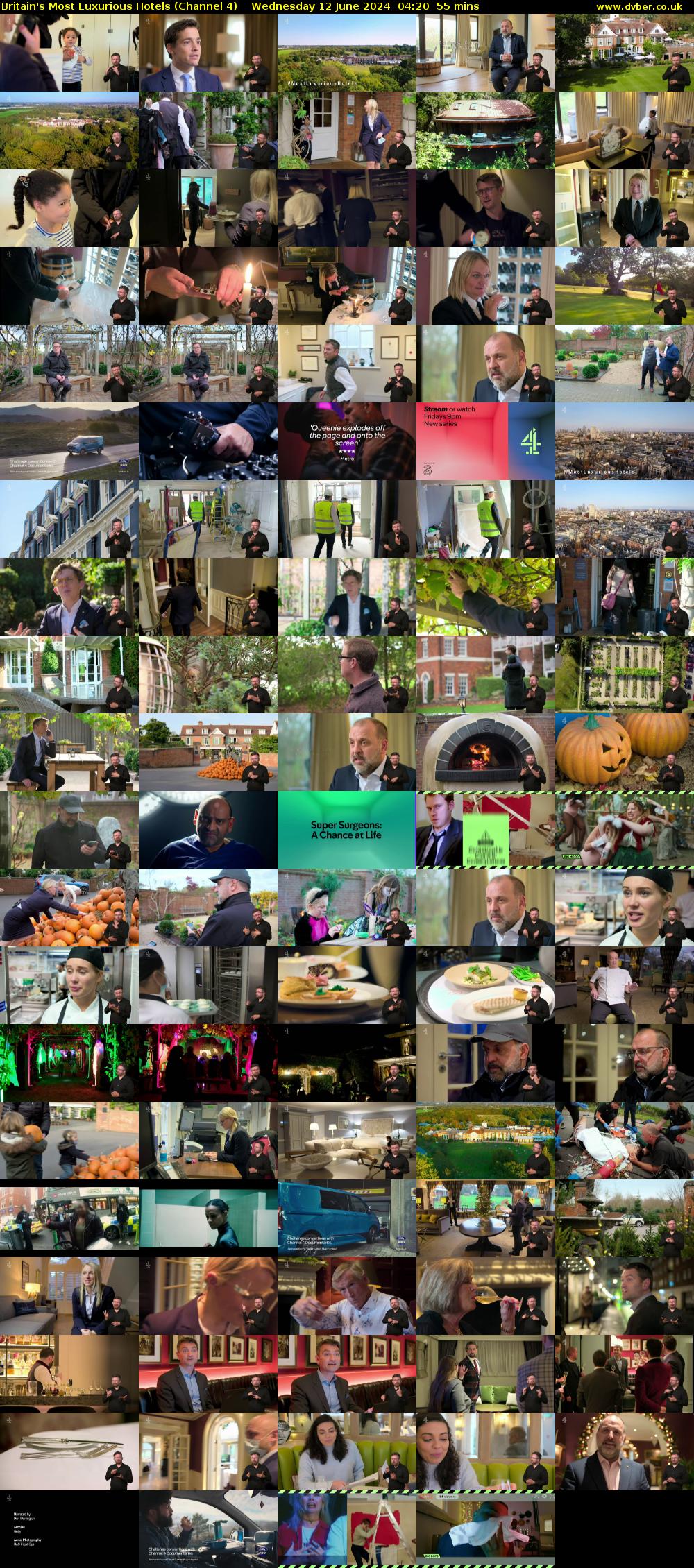 Britain's Most Luxurious Hotels (Channel 4) Wednesday 12 June 2024 04:20 - 05:15