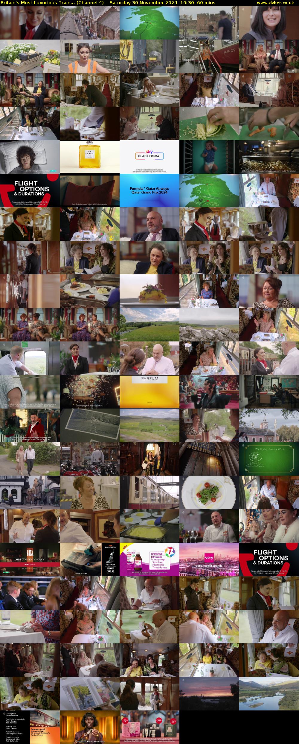 Britain's Most Luxurious Train... (Channel 4) Saturday 30 November 2024 19:30 - 20:30