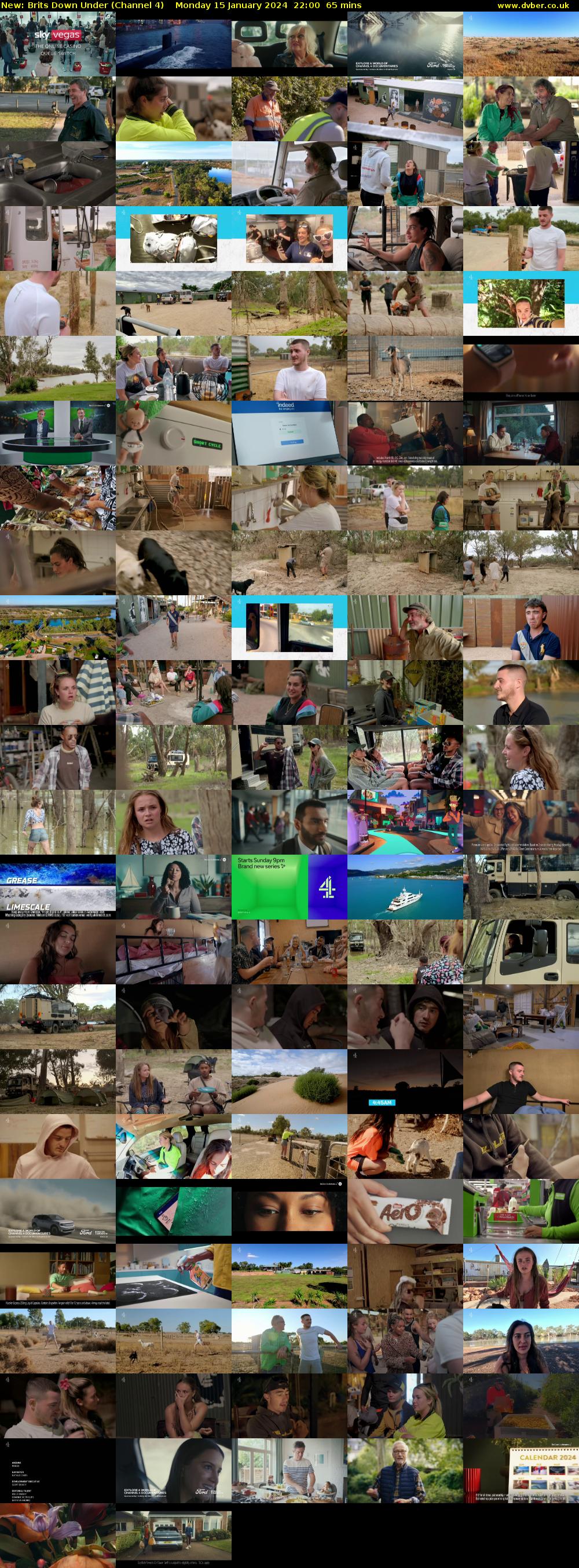 Brits Down Under (Channel 4) Monday 15 January 2024 22:00 - 23:05