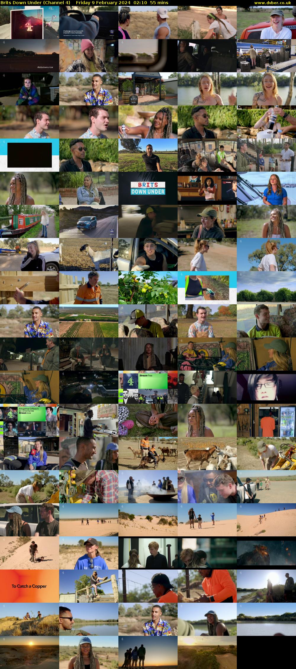 Brits Down Under (Channel 4) Friday 9 February 2024 02:10 - 03:05