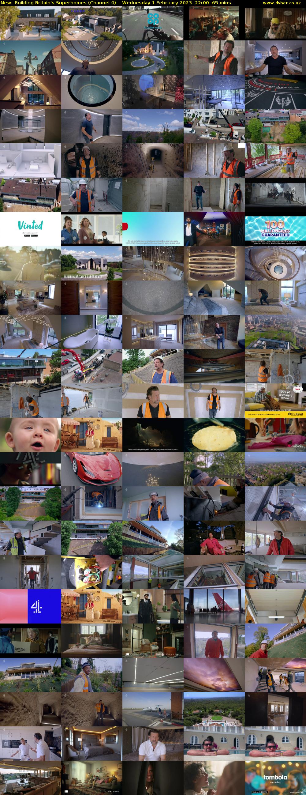 Building Britain's Superhomes (Channel 4) Wednesday 1 February 2023 22:00 - 23:05