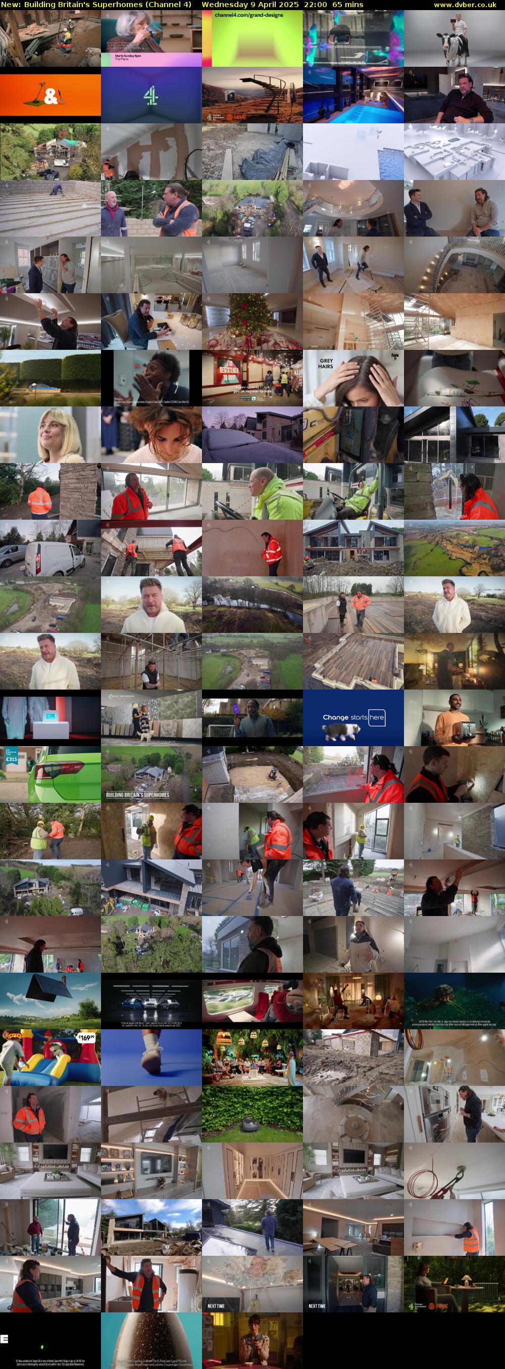 Building Britain's Superhomes (Channel 4) Wednesday 9 April 2025 22:00 - 23:05