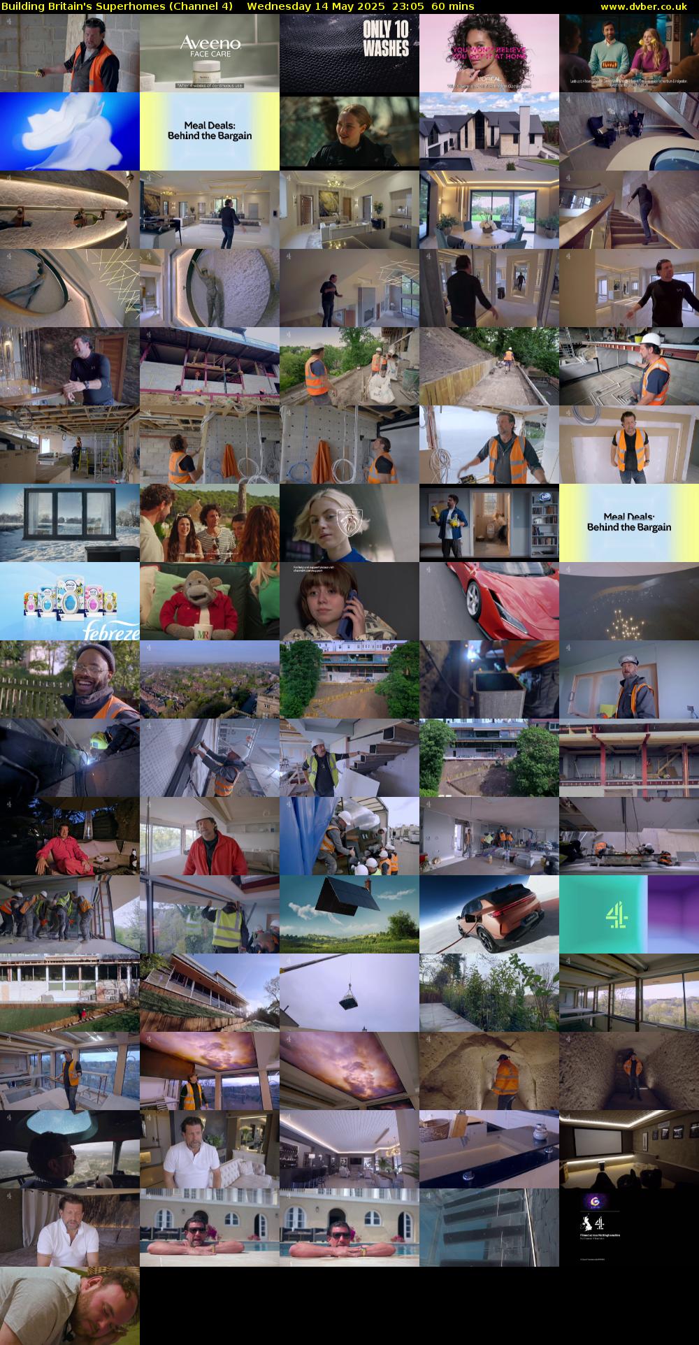Building Britain's Superhomes (Channel 4) Wednesday 14 May 2025 23:05 - 00:05