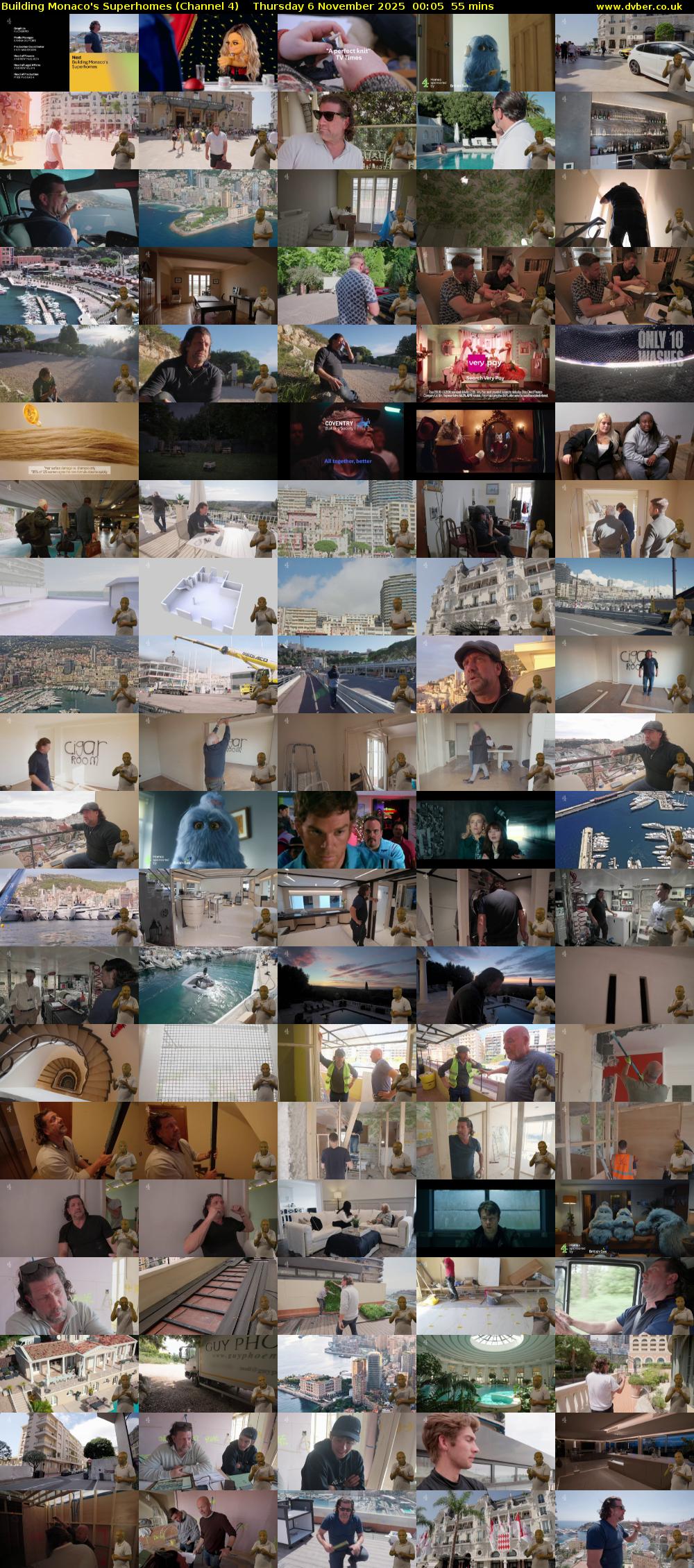 Building Monaco's Superhomes (Channel 4) Thursday 6 November 2025 00:05 - 01:00