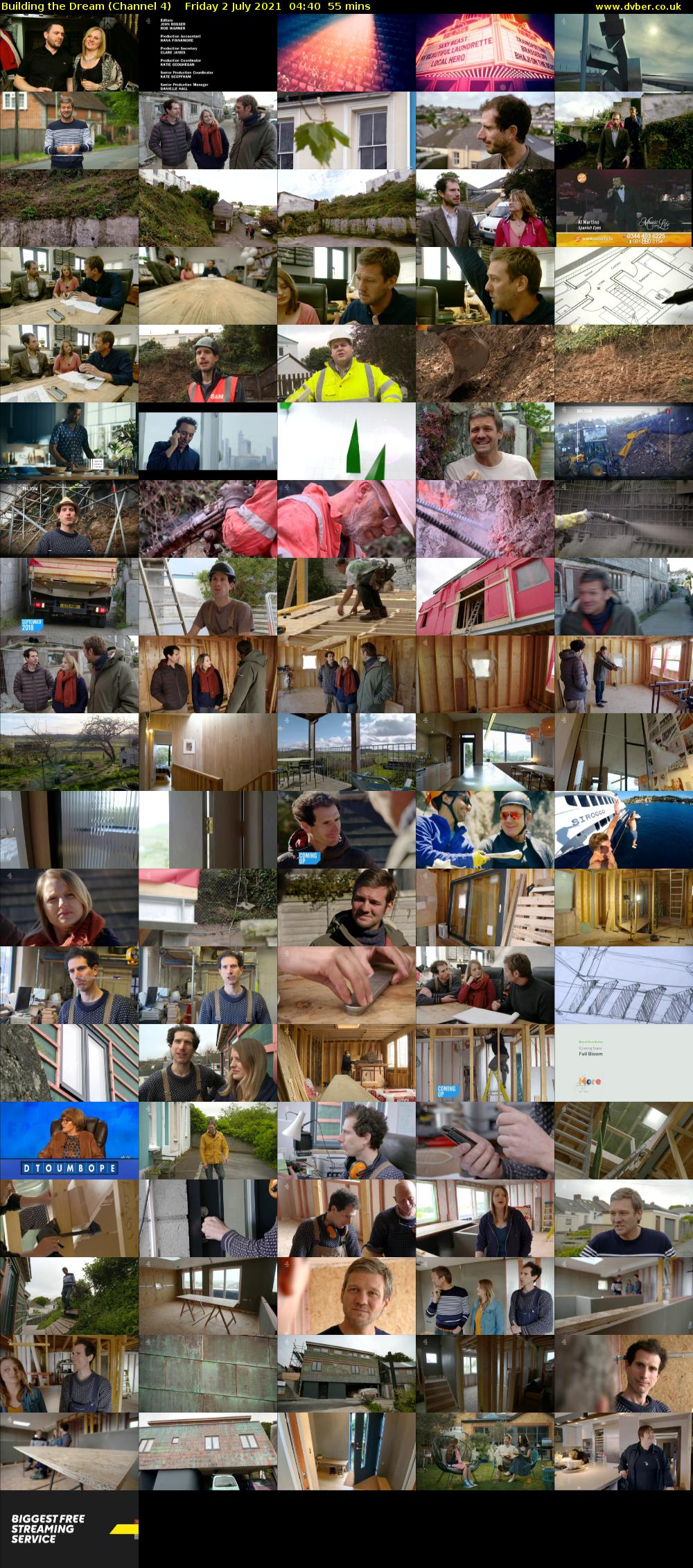 Building the Dream (Channel 4) Friday 2 July 2021 04:40 - 05:35