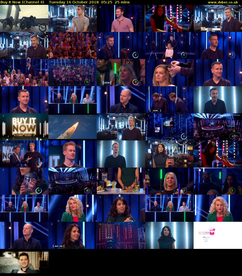 Buy It Now (Channel 4) Tuesday 16 October 2018 05:25 - 05:50