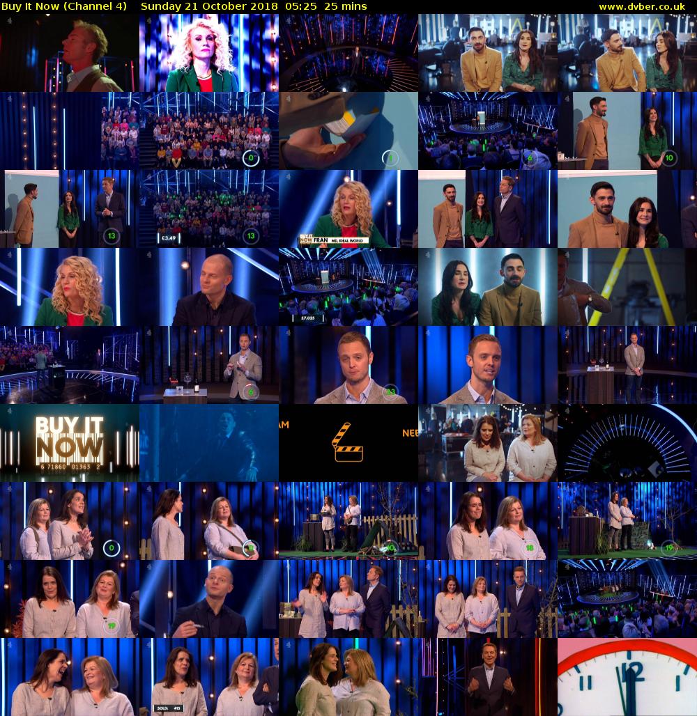Buy It Now (Channel 4) Sunday 21 October 2018 05:25 - 05:50