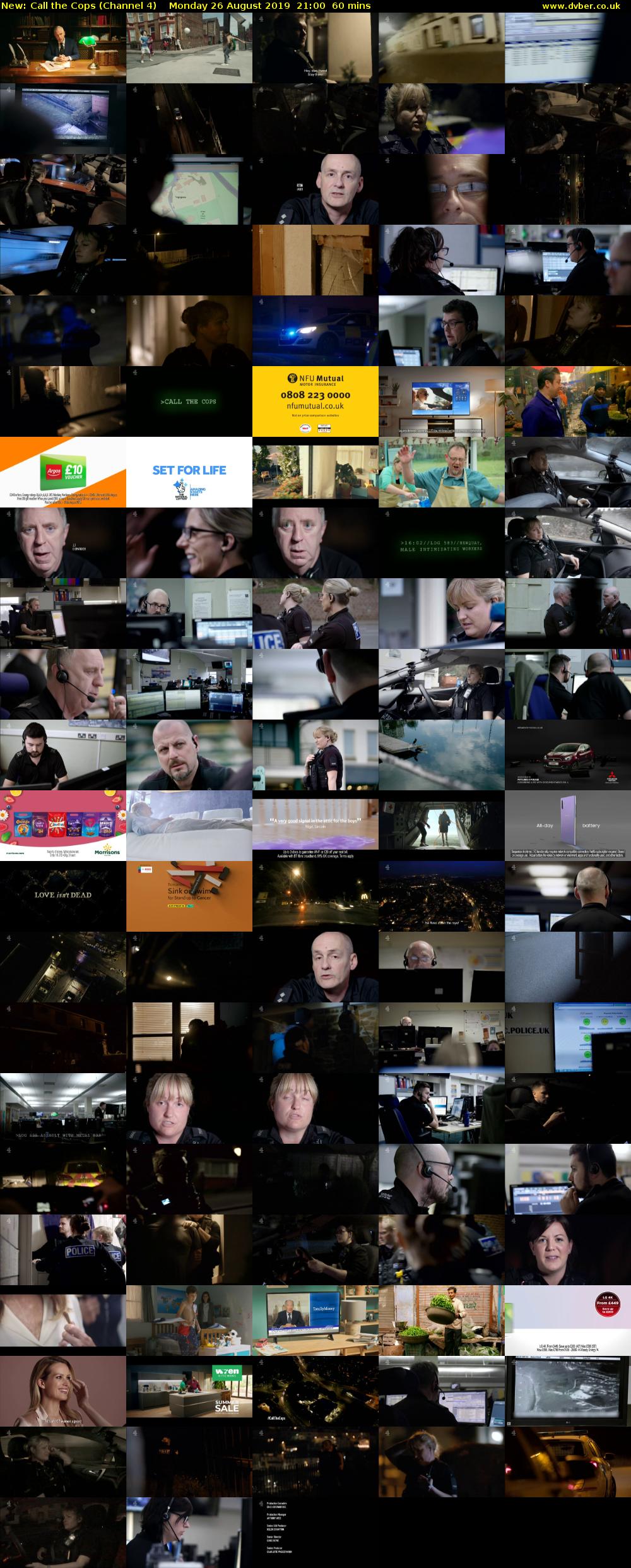 Call the Cops (Channel 4) Monday 26 August 2019 21:00 - 22:00