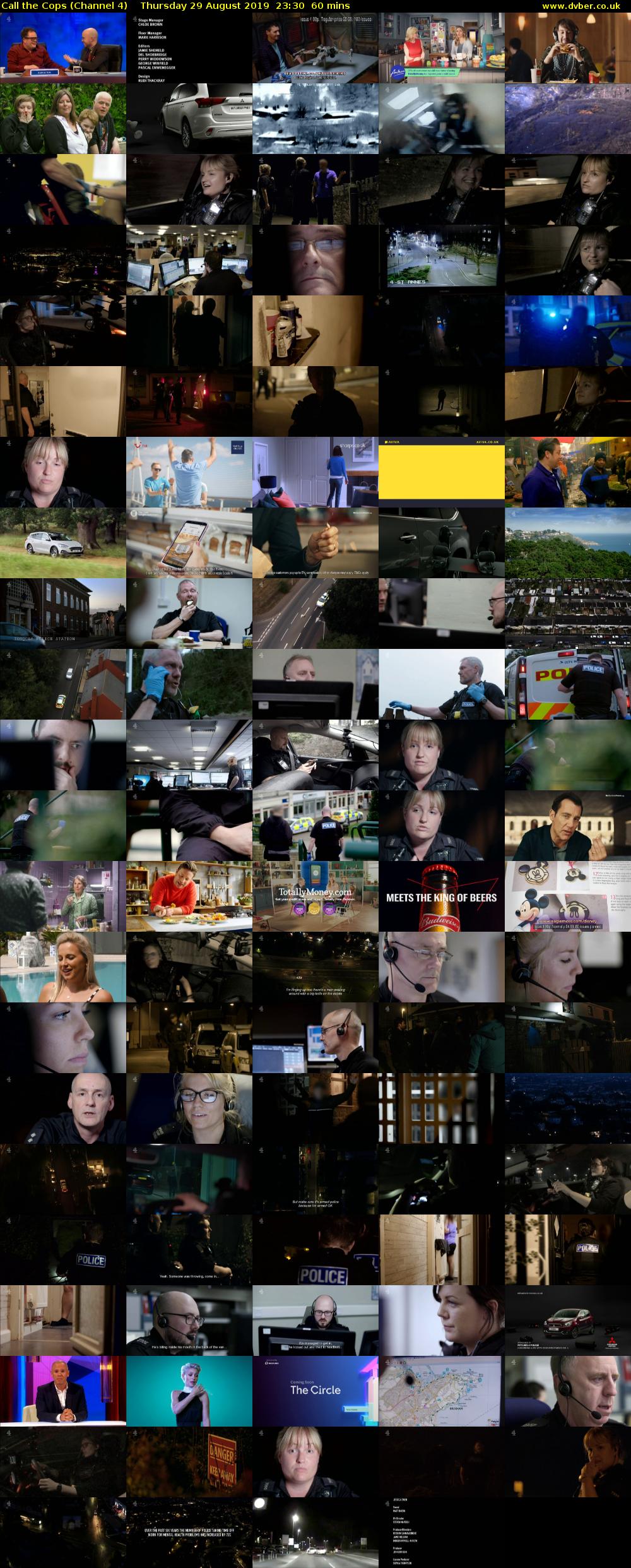 Call the Cops (Channel 4) Thursday 29 August 2019 23:30 - 00:30