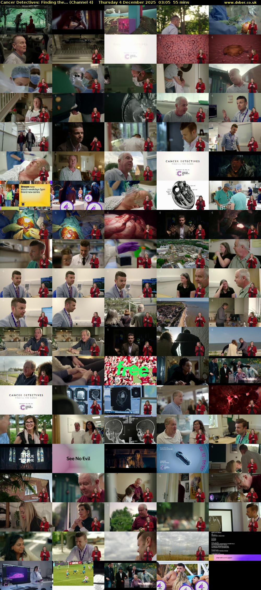 Cancer Detectives: Finding the... (Channel 4) Thursday 4 December 2025 03:05 - 04:00