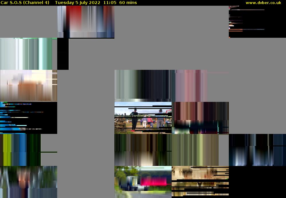 Car S.O.S (Channel 4) Tuesday 5 July 2022 11:05 - 12:05