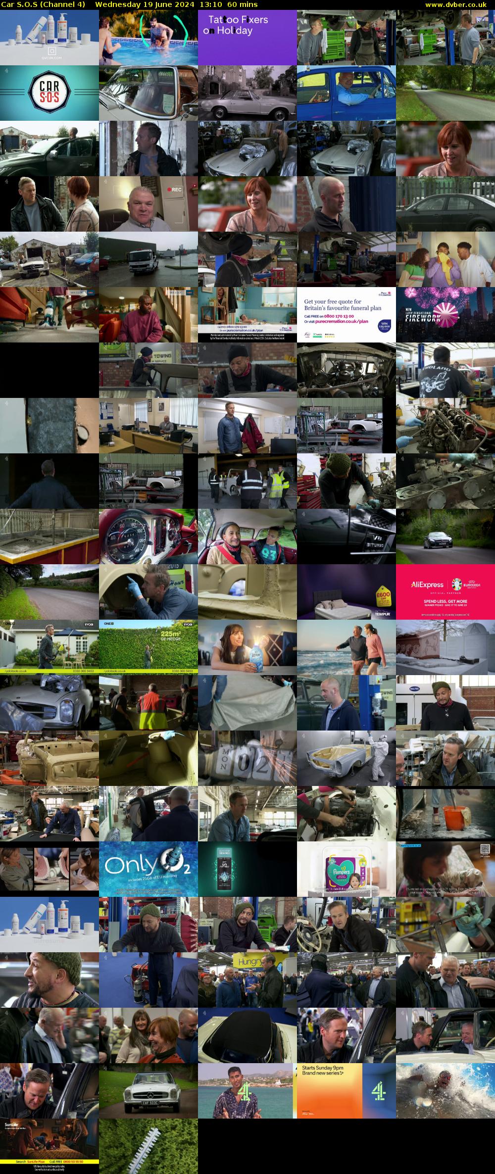 Car S.O.S (Channel 4) Wednesday 19 June 2024 13:10 - 14:10