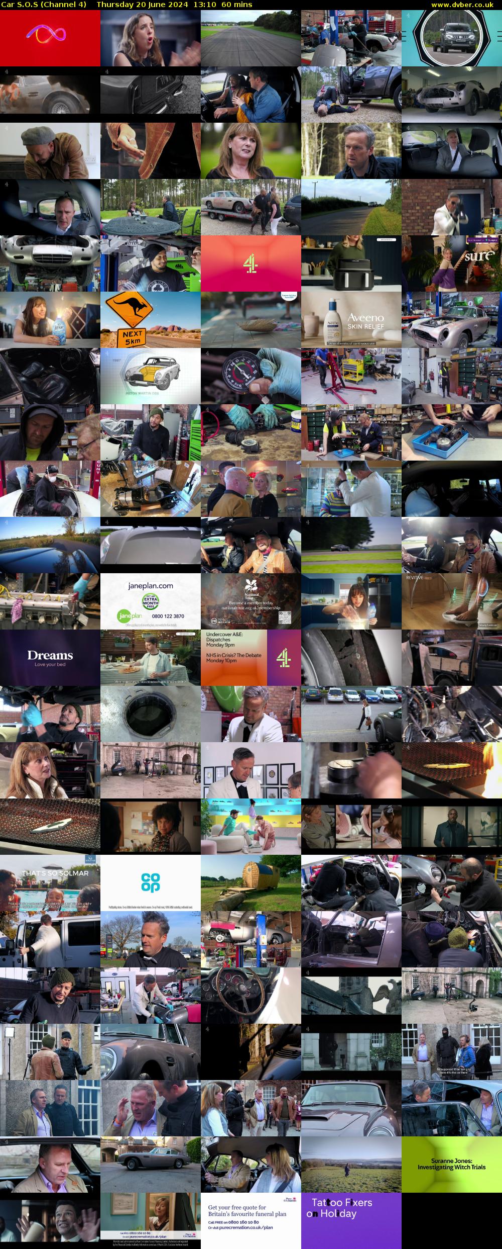 Car S.O.S (Channel 4) Thursday 20 June 2024 13:10 - 14:10