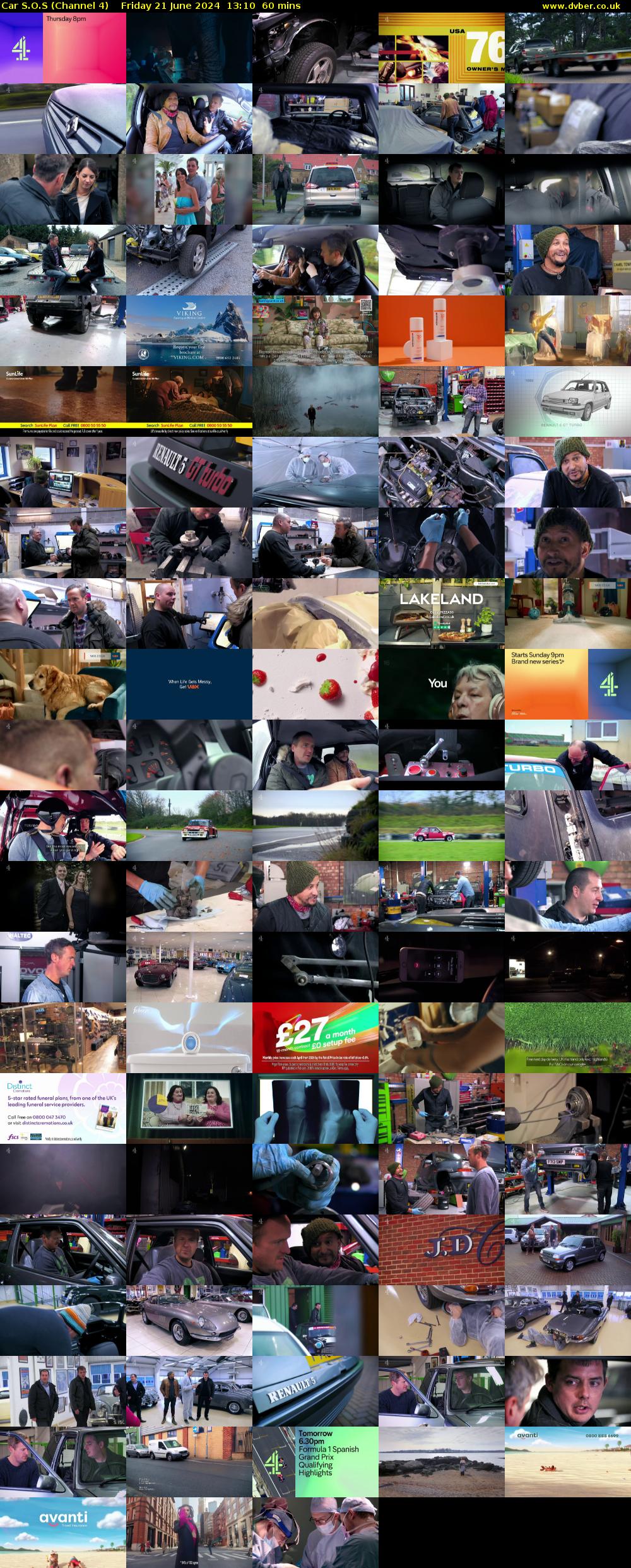 Car S.O.S (Channel 4) Friday 21 June 2024 13:10 - 14:10