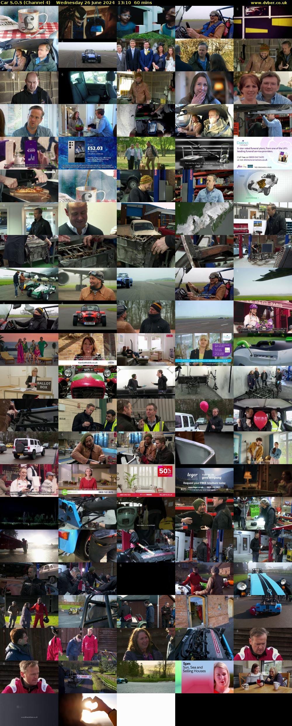 Car S.O.S (Channel 4) Wednesday 26 June 2024 13:10 - 14:10