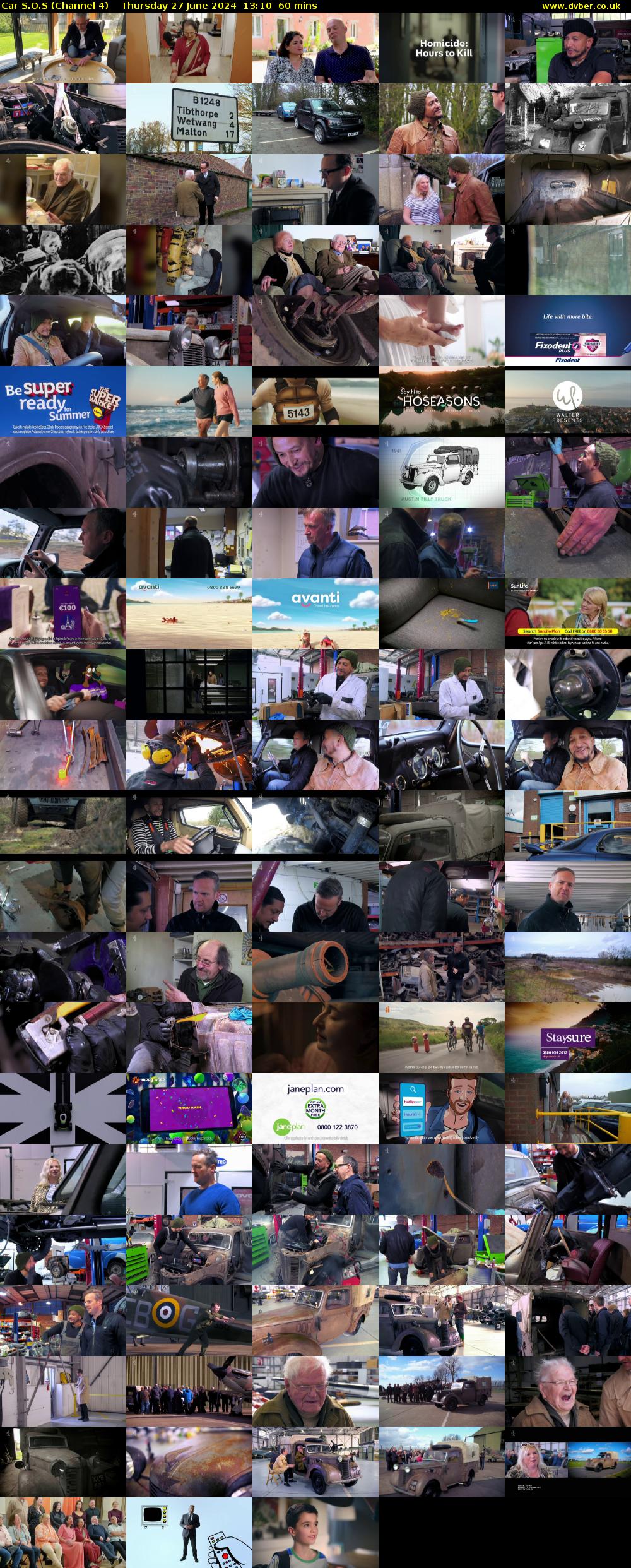 Car S.O.S (Channel 4) Thursday 27 June 2024 13:10 - 14:10