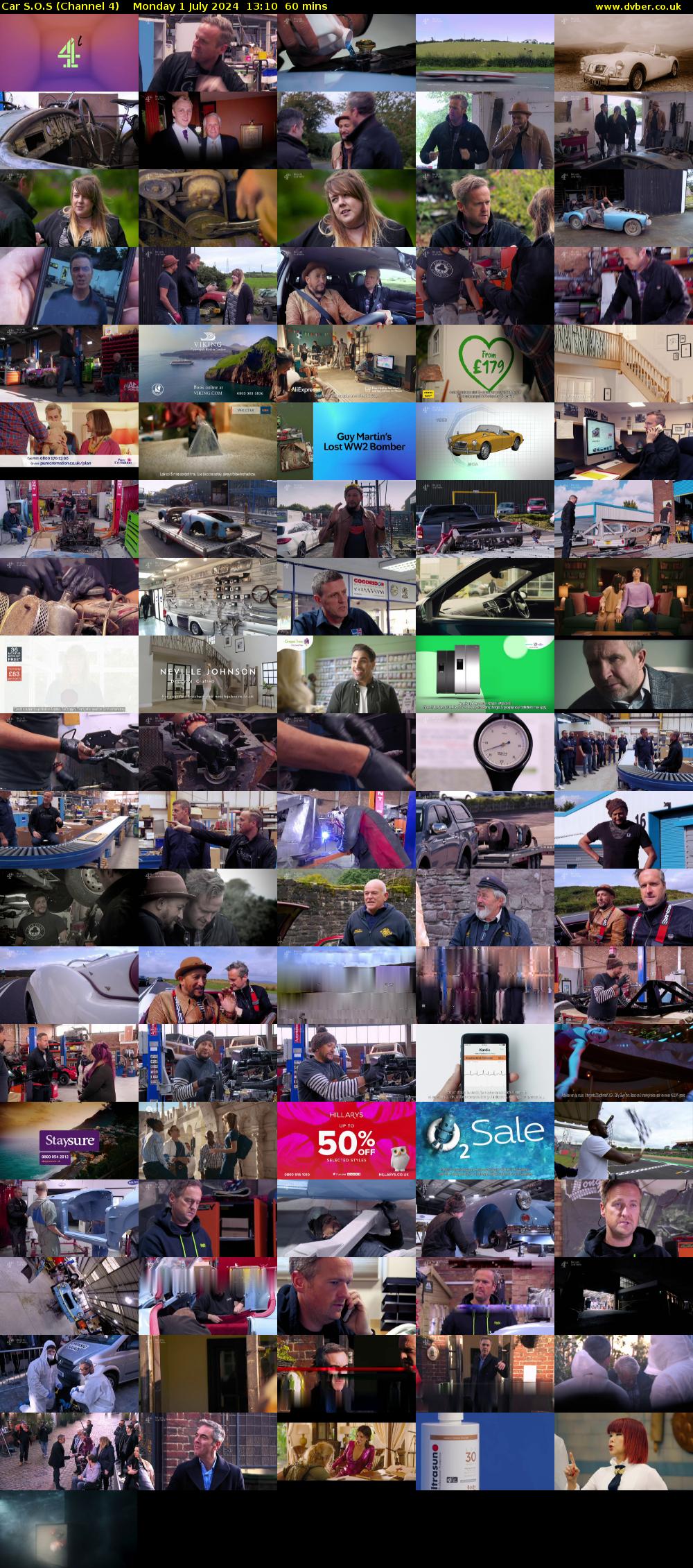 Car S.O.S (Channel 4) Monday 1 July 2024 13:10 - 14:10