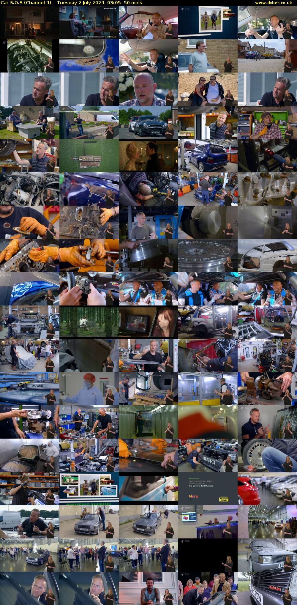 Car S.O.S (Channel 4) Tuesday 2 July 2024 03:05 - 03:55