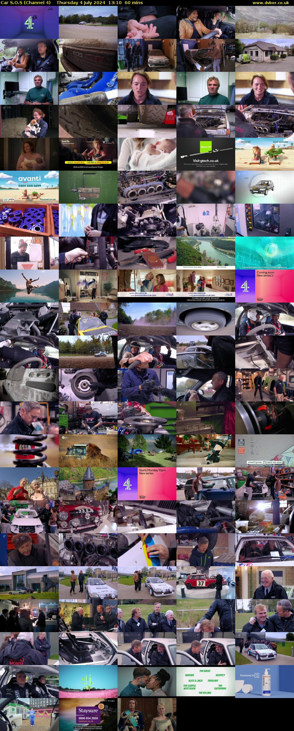 Car S.O.S (Channel 4) Thursday 4 July 2024 13:10 - 14:10