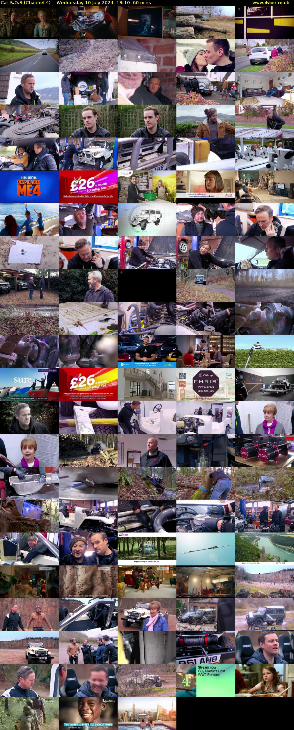 Car S.O.S (Channel 4) Wednesday 10 July 2024 13:10 - 14:10