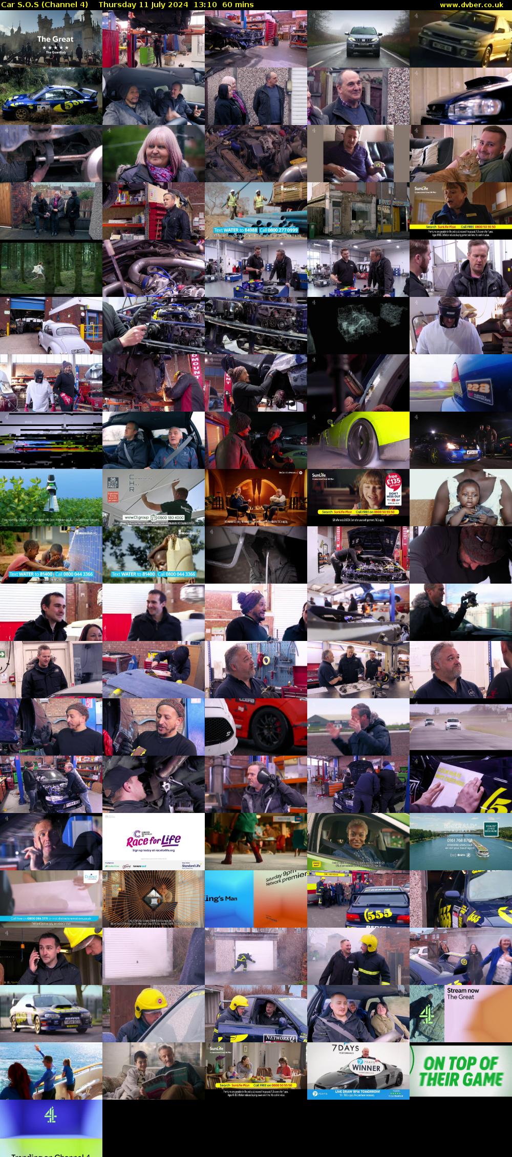 Car S.O.S (Channel 4) Thursday 11 July 2024 13:10 - 14:10