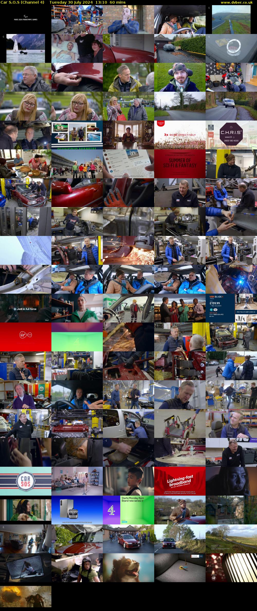 Car S.O.S (Channel 4) Tuesday 30 July 2024 13:10 - 14:10
