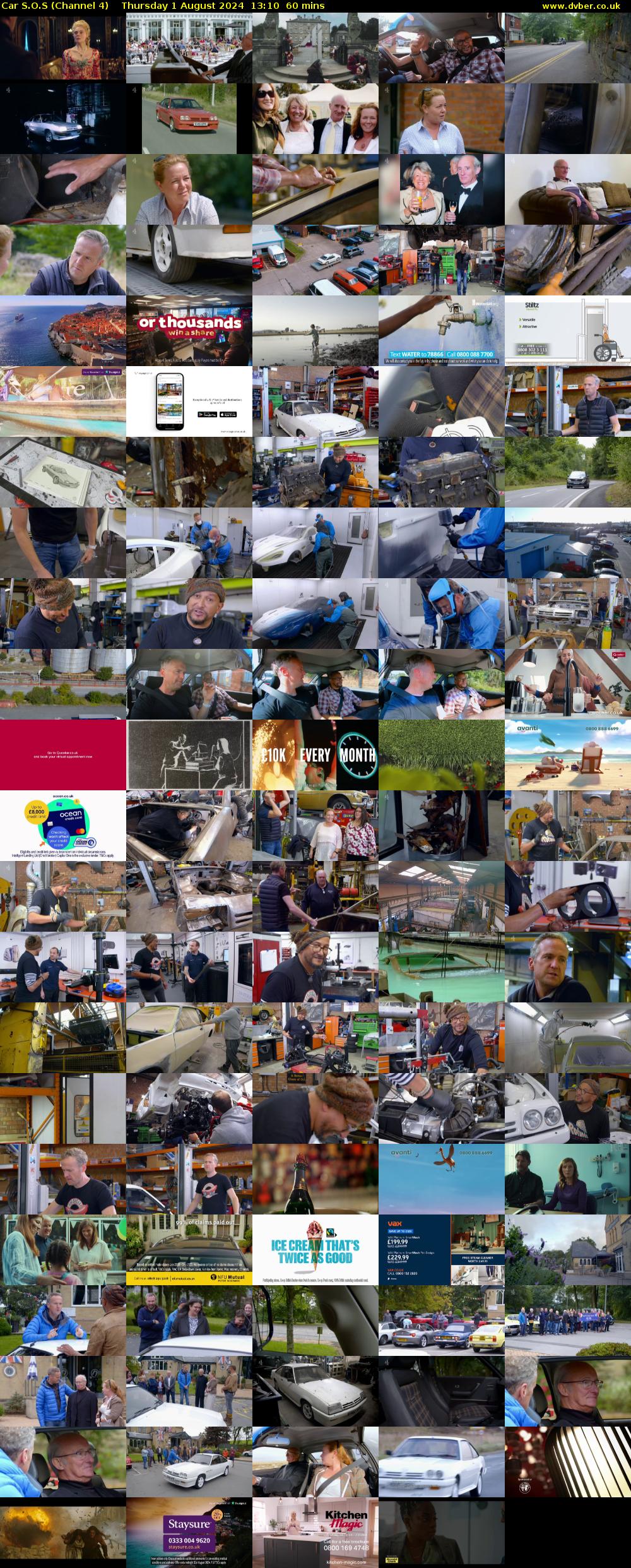 Car S.O.S (Channel 4) Thursday 1 August 2024 13:10 - 14:10