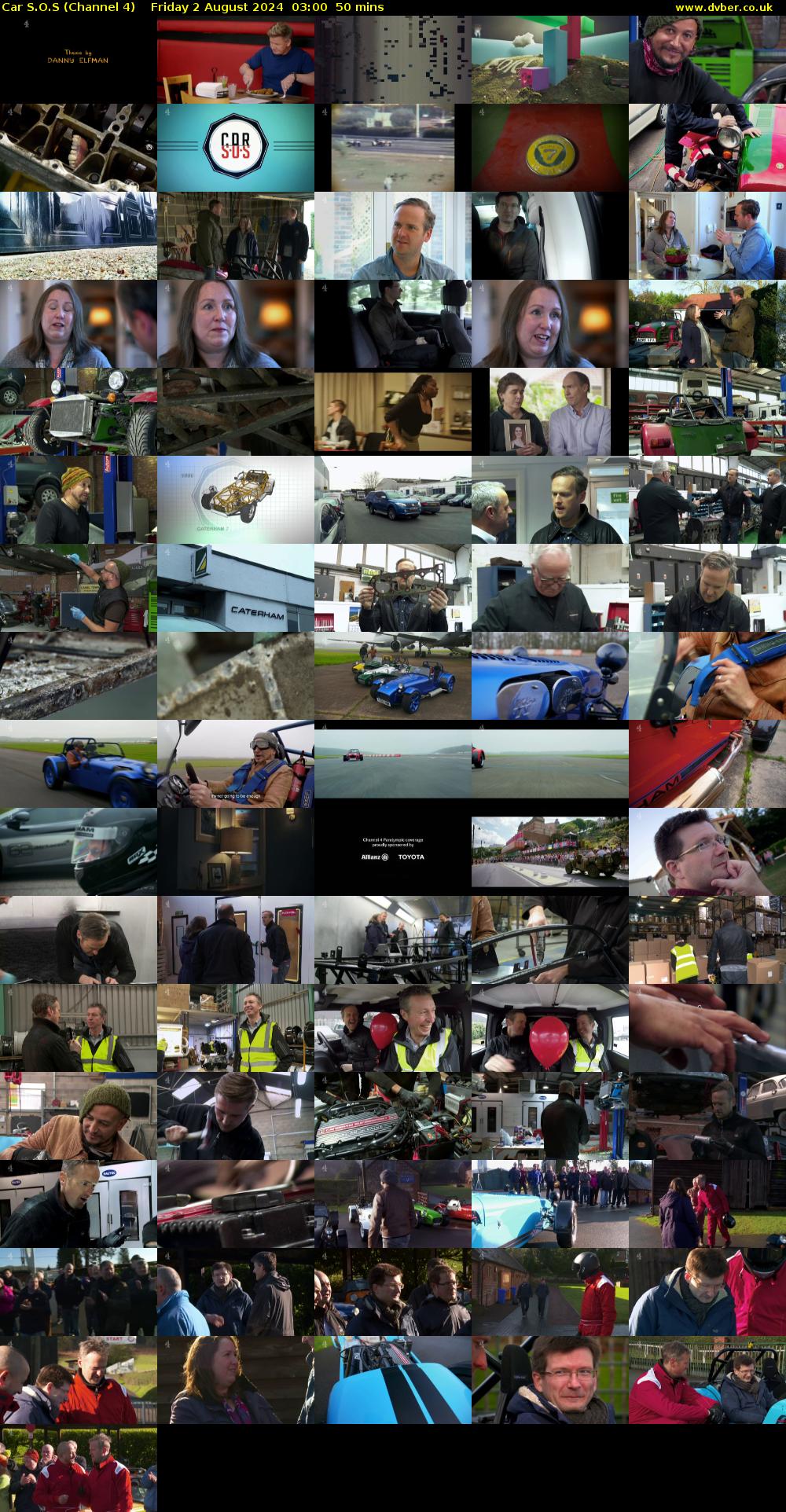 Car S.O.S (Channel 4) Friday 2 August 2024 03:00 - 03:50