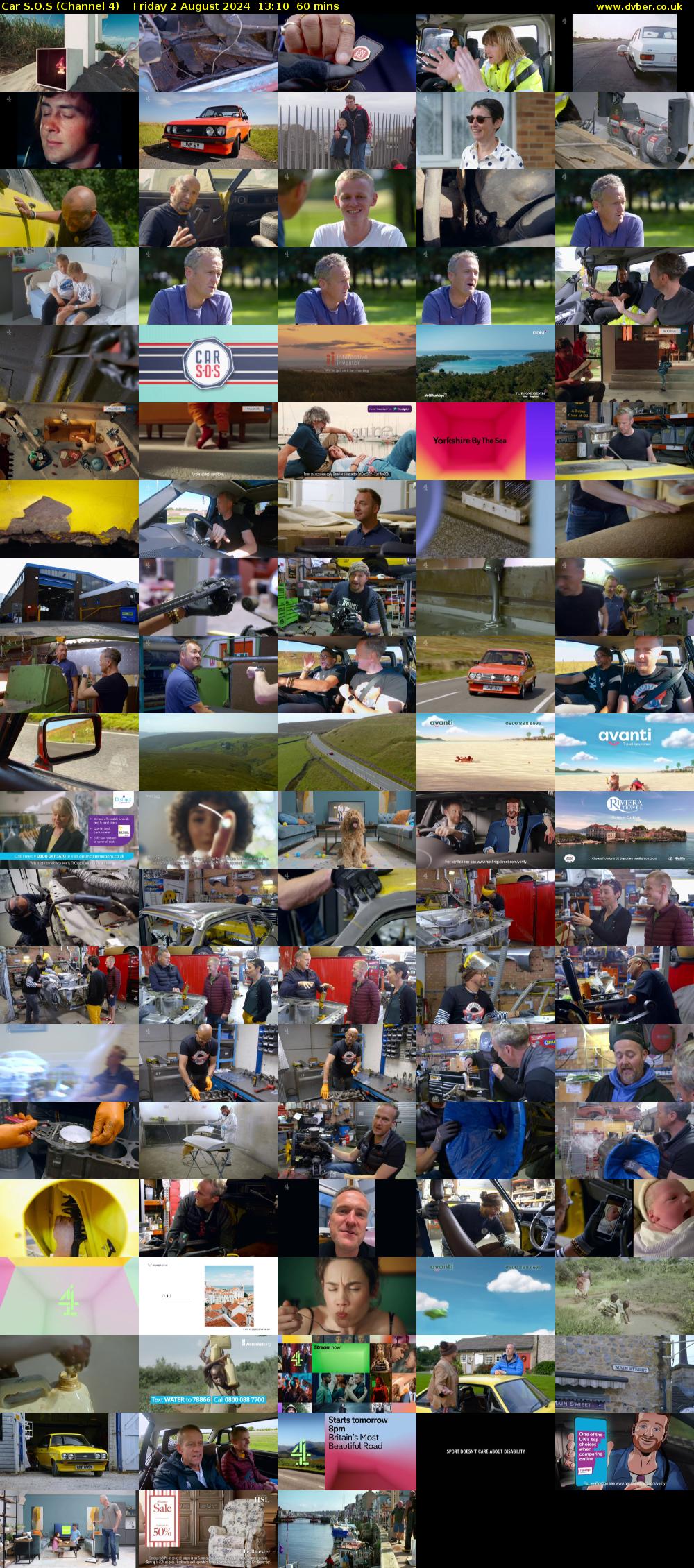 Car S.O.S (Channel 4) Friday 2 August 2024 13:10 - 14:10