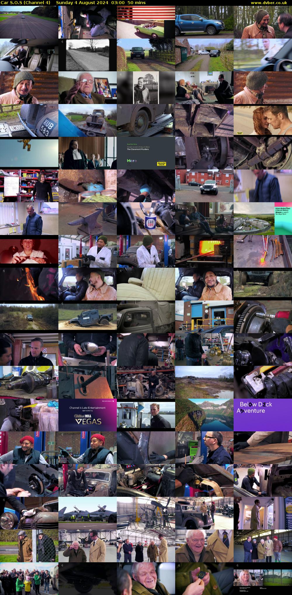 Car S.O.S (Channel 4) Sunday 4 August 2024 03:00 - 03:50