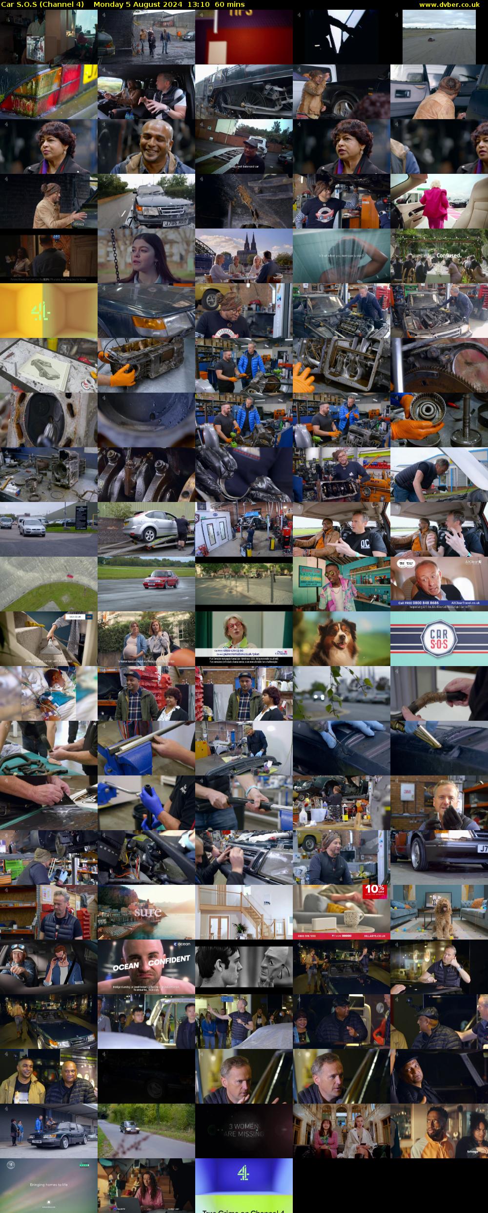 Car S.O.S (Channel 4) Monday 5 August 2024 13:10 - 14:10