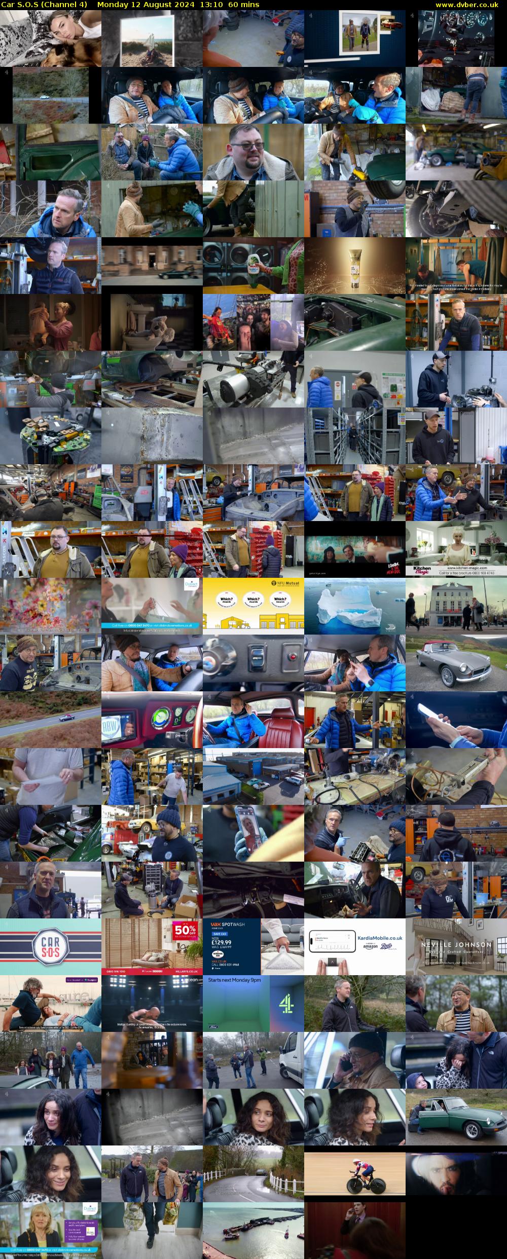 Car S.O.S (Channel 4) Monday 12 August 2024 13:10 - 14:10