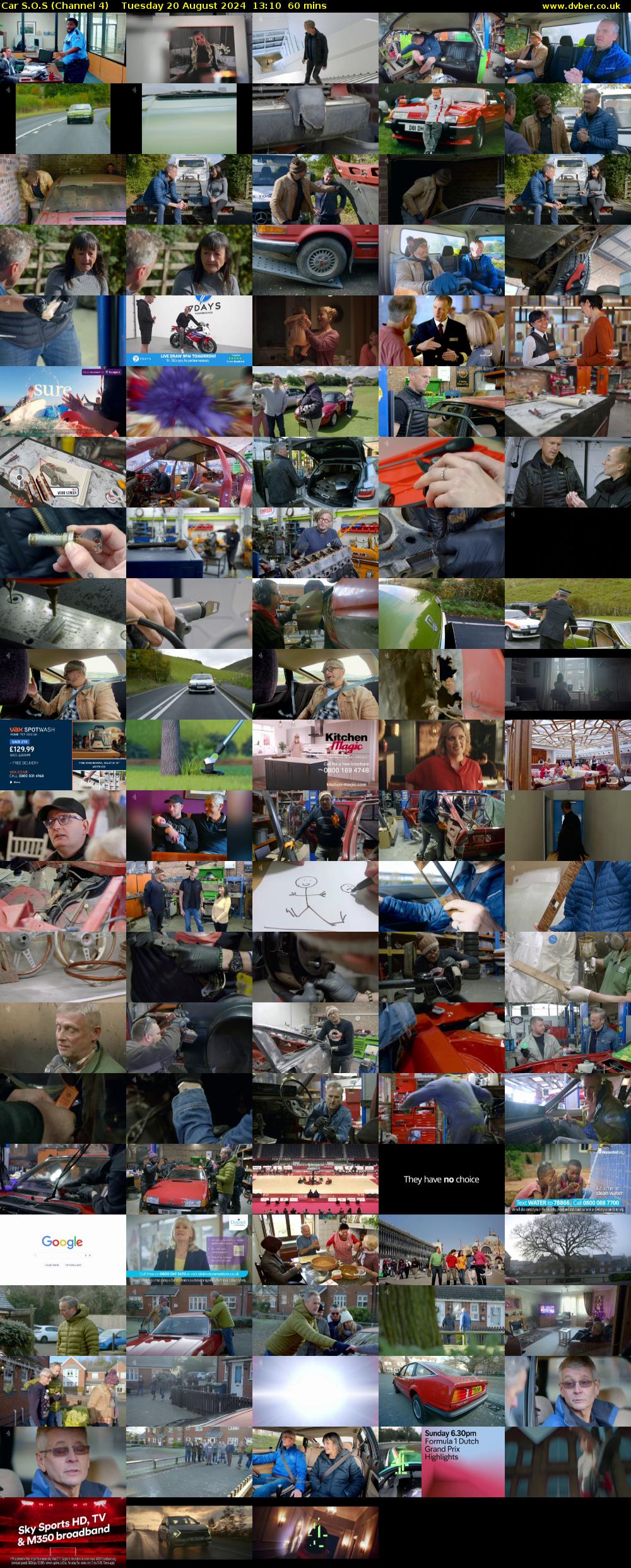 Car S.O.S (Channel 4) Tuesday 20 August 2024 13:10 - 14:10