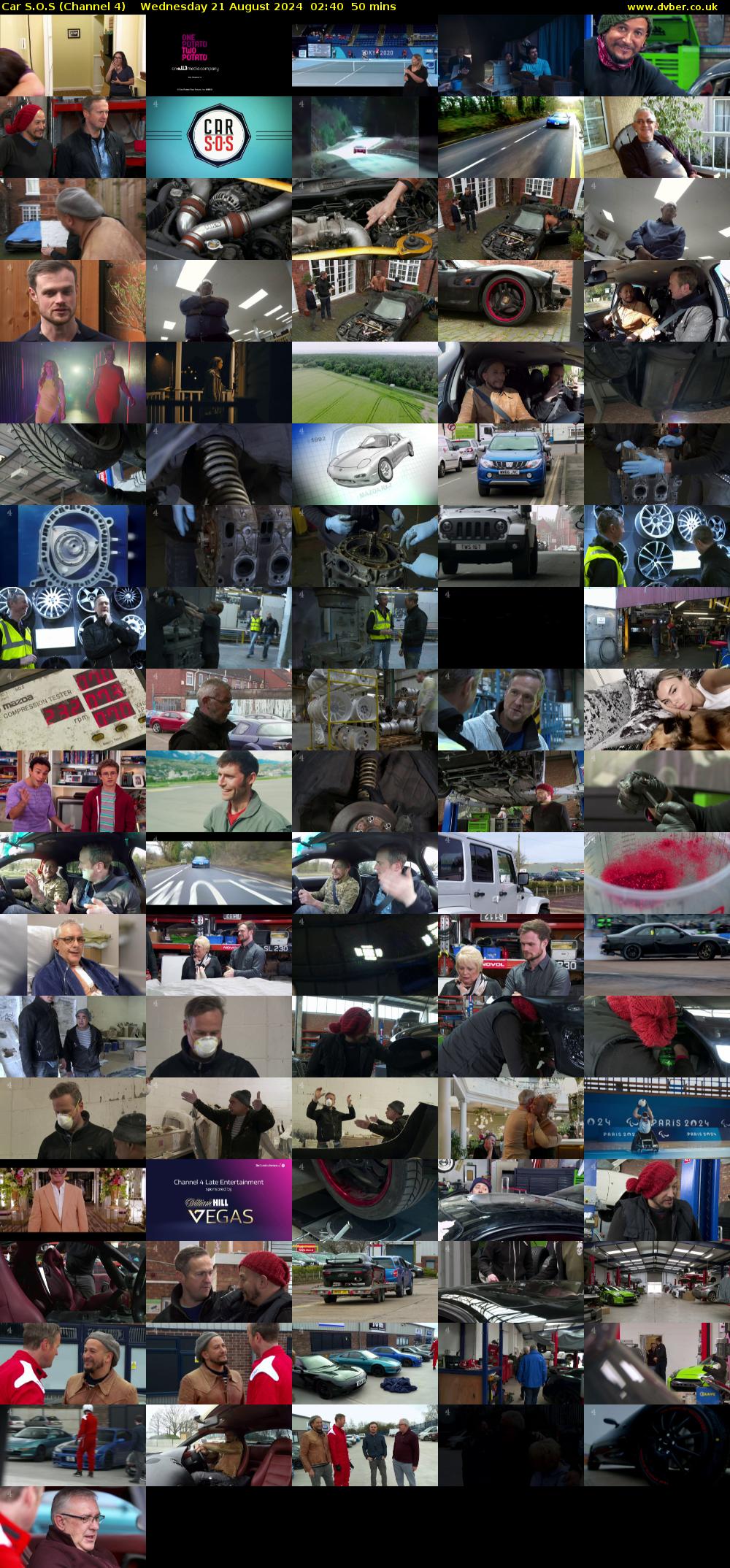 Car S.O.S (Channel 4) Wednesday 21 August 2024 02:40 - 03:30