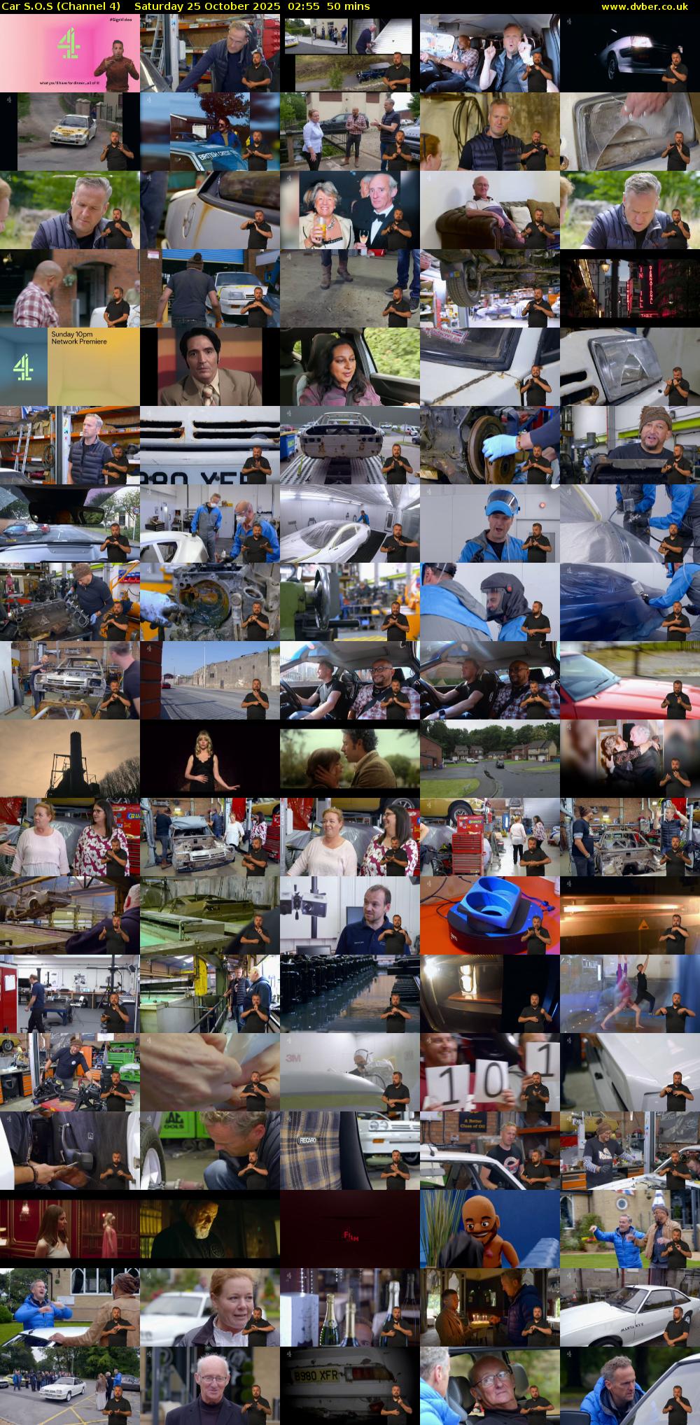 Car S.O.S (Channel 4) Saturday 25 October 2025 02:55 - 03:45