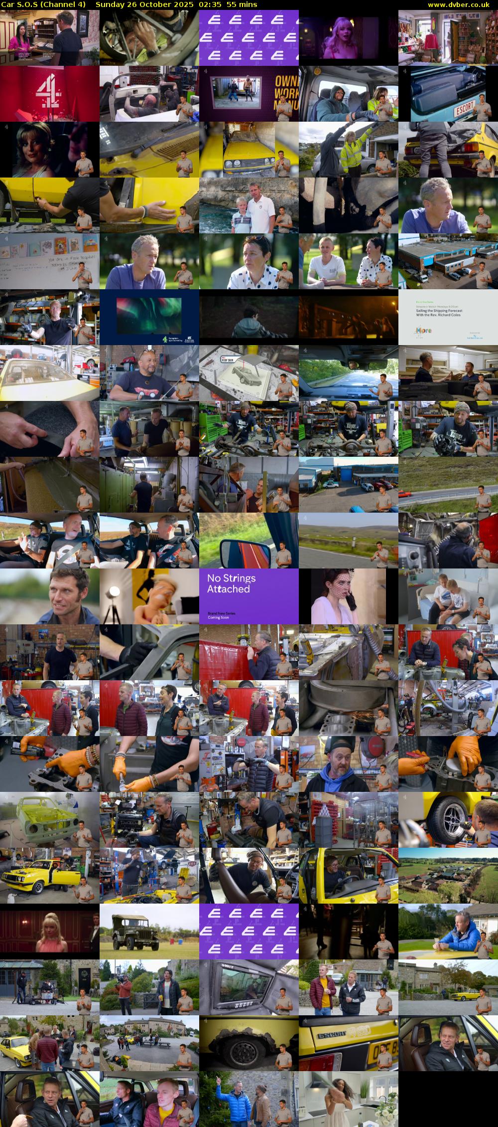 Car S.O.S (Channel 4) Sunday 26 October 2025 02:35 - 03:30