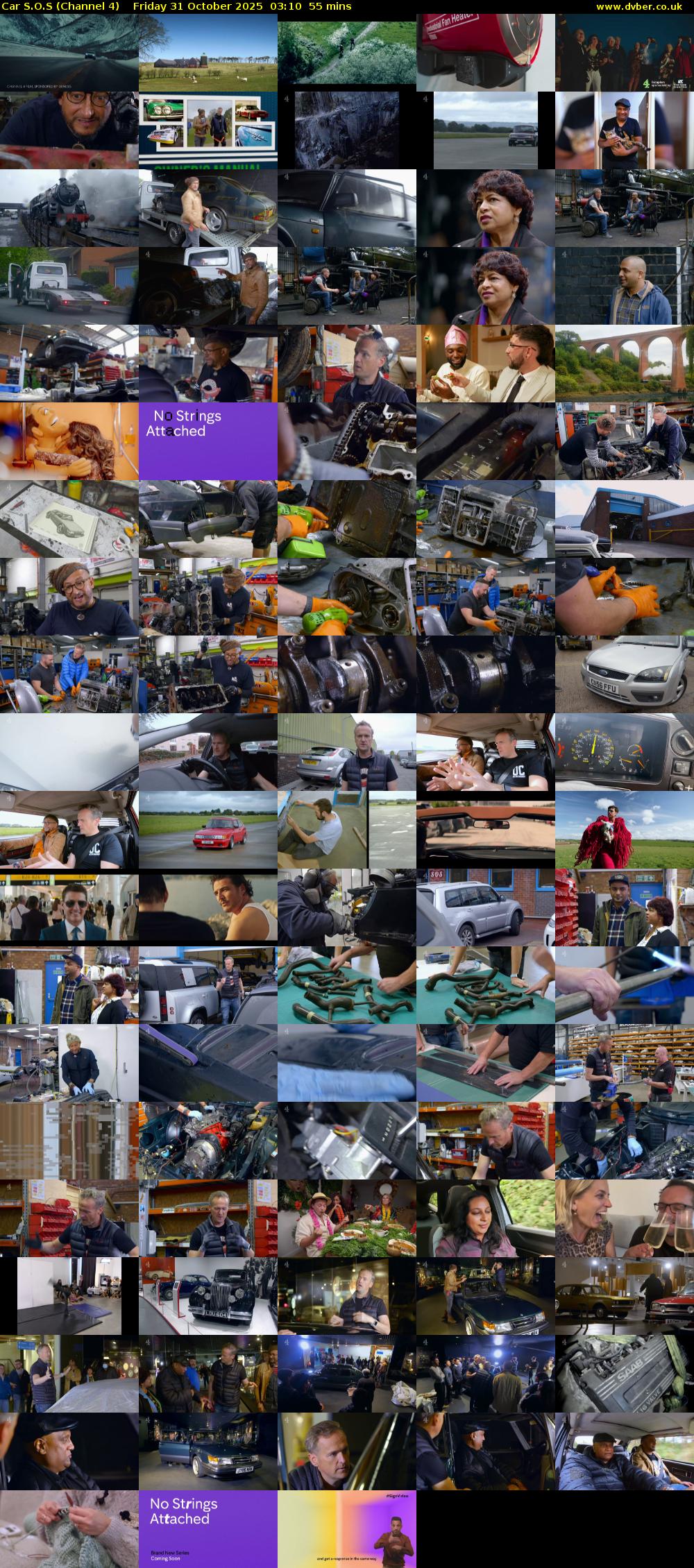 Car S.O.S (Channel 4) Friday 31 October 2025 03:10 - 04:05
